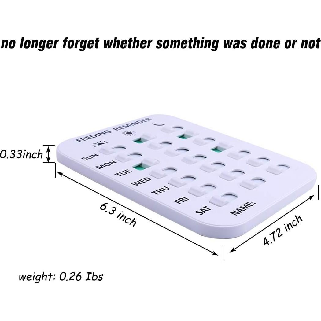 Recordatorio de Alimentación para Mascotas Kwispel - Imán 3 Veces al Día