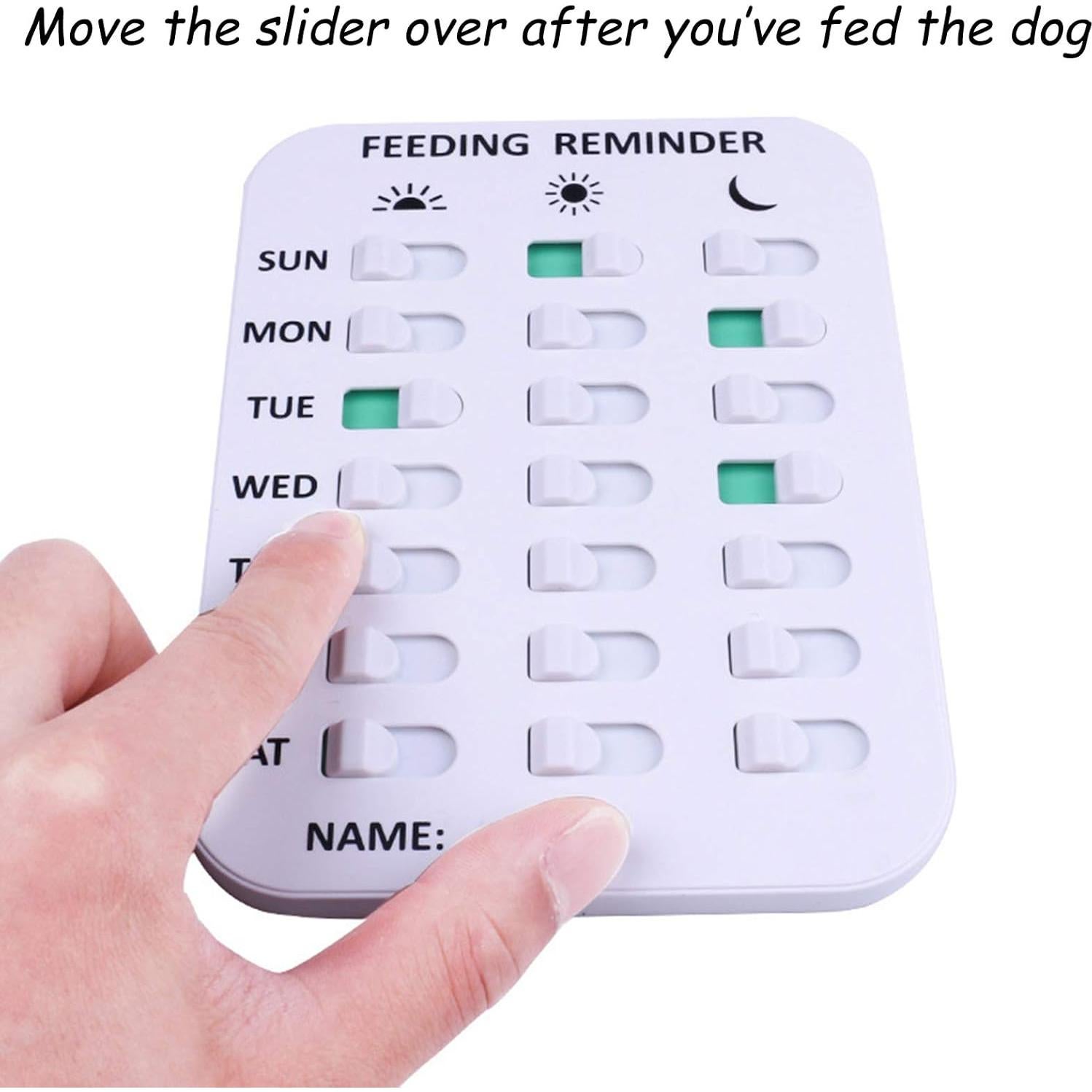 Recordatorio de Alimentación para Mascotas Kwispel - Imán 3 Veces al Día