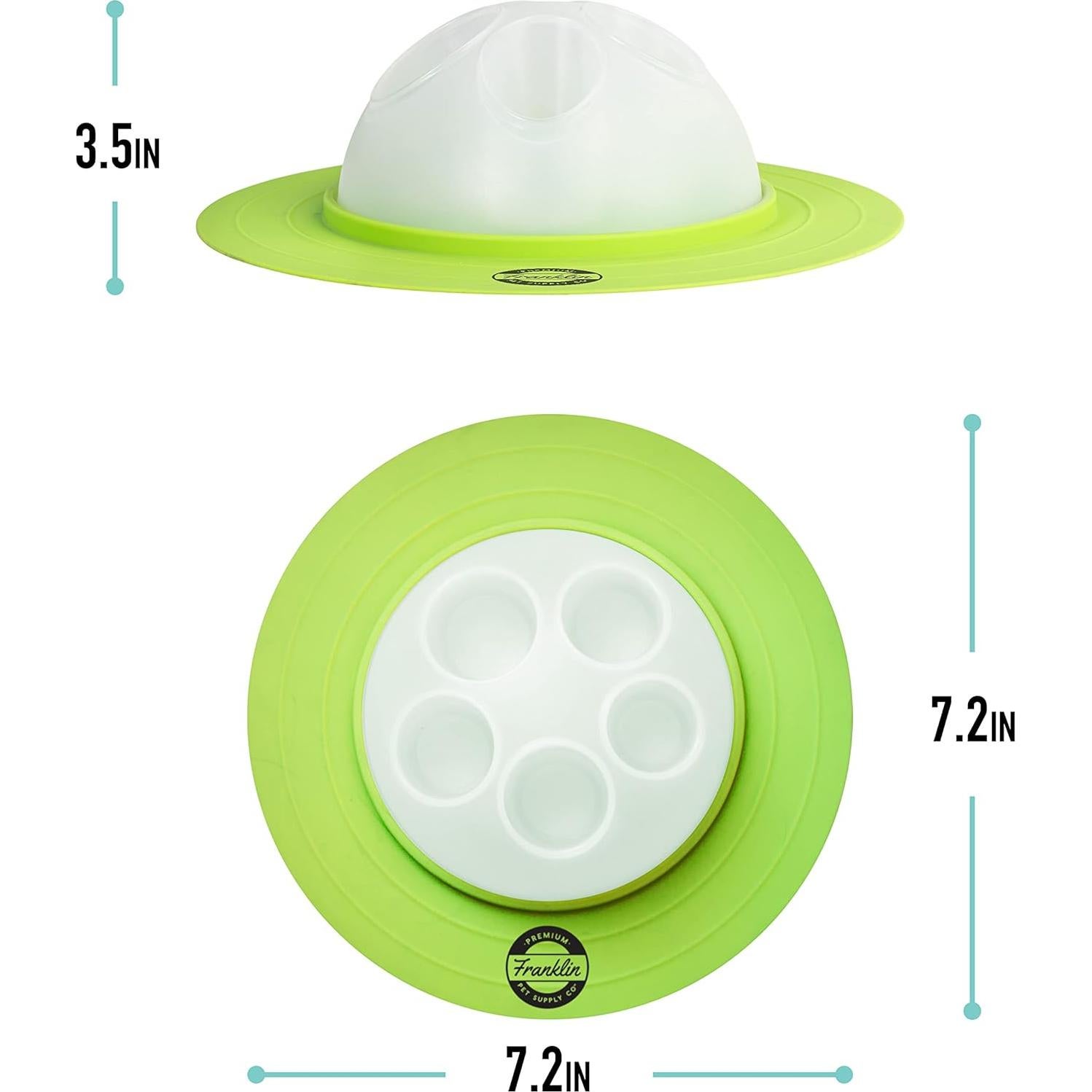 Tazón Interactivo para Gatos Franklin - Alimentador Lento 18.3cm