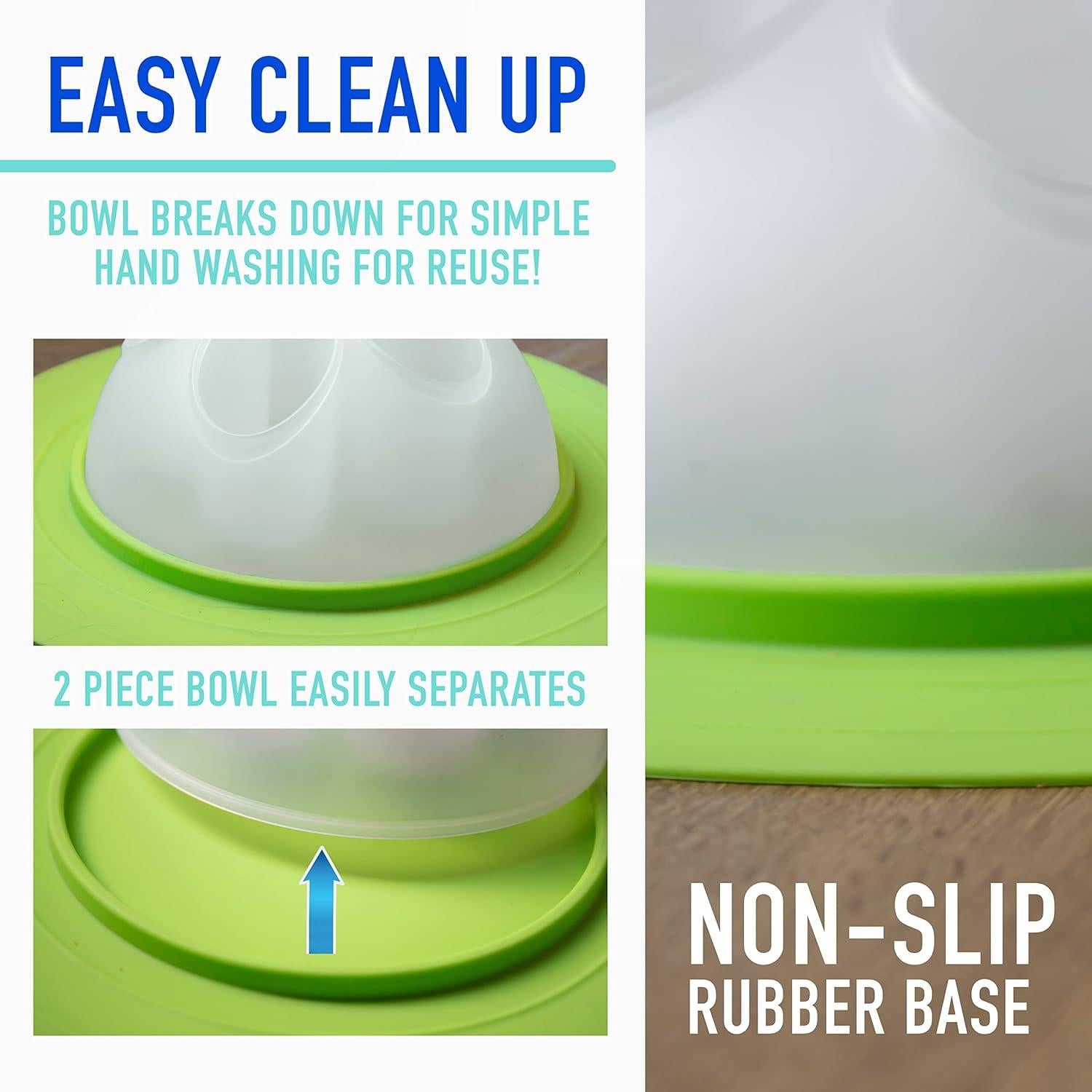 Tazón Interactivo para Gatos Franklin - Alimentador Lento 18.3cm