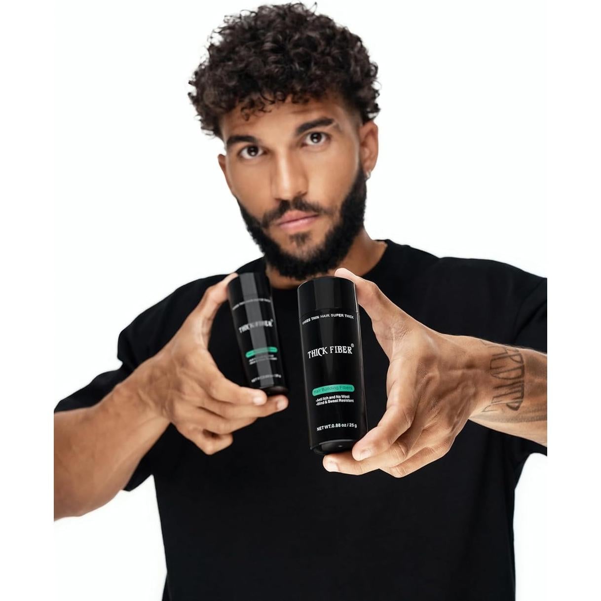 Fibras Gruesas FIBRAS GRUESAS Marrón Oscuro 25g Paquete de 2