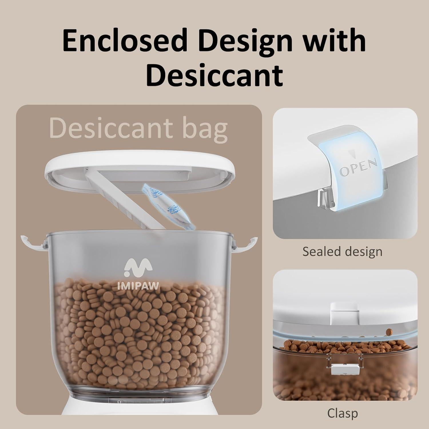 Comedero Automático para Gatos IMIPAW PET 4L Programable