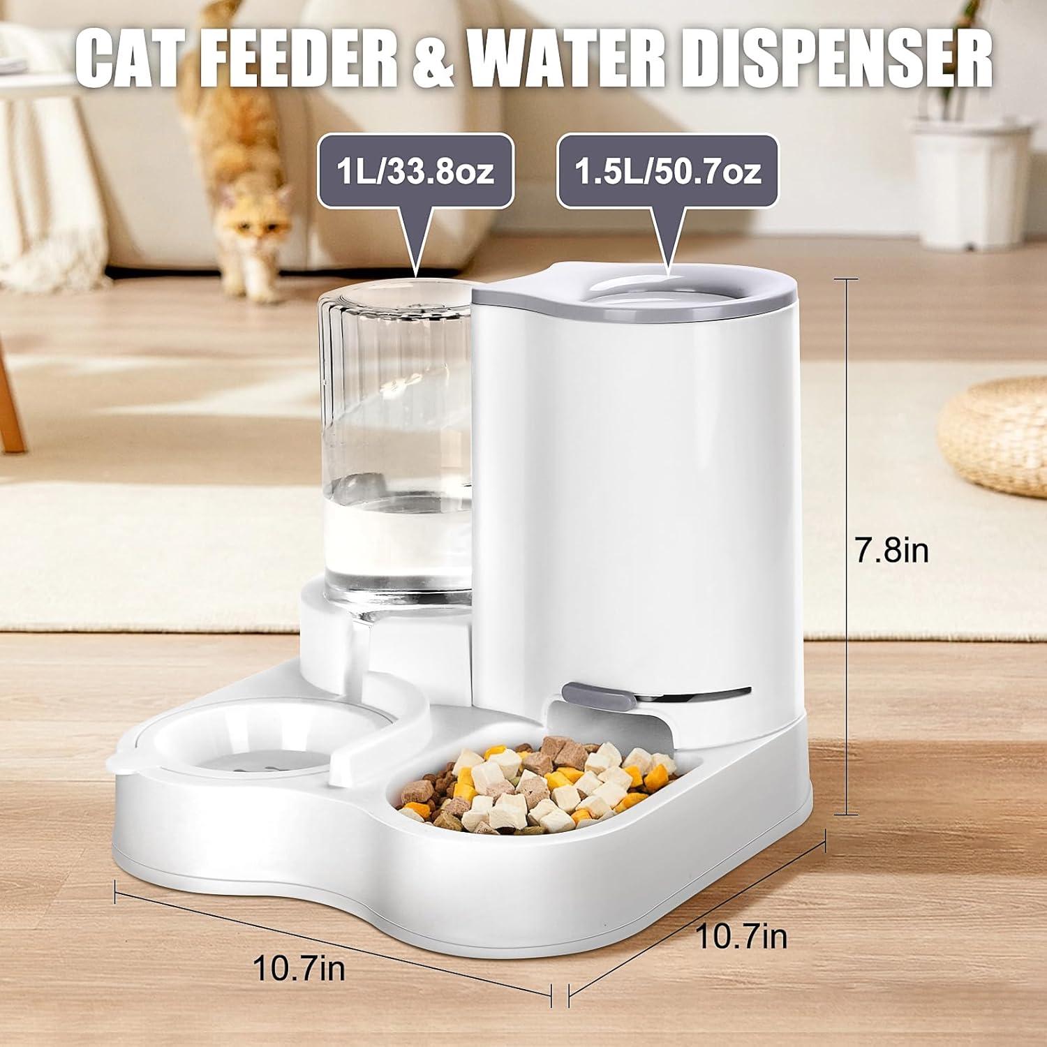 Comedero y dispensador de agua 2 en 1 Outamateur 1.5L