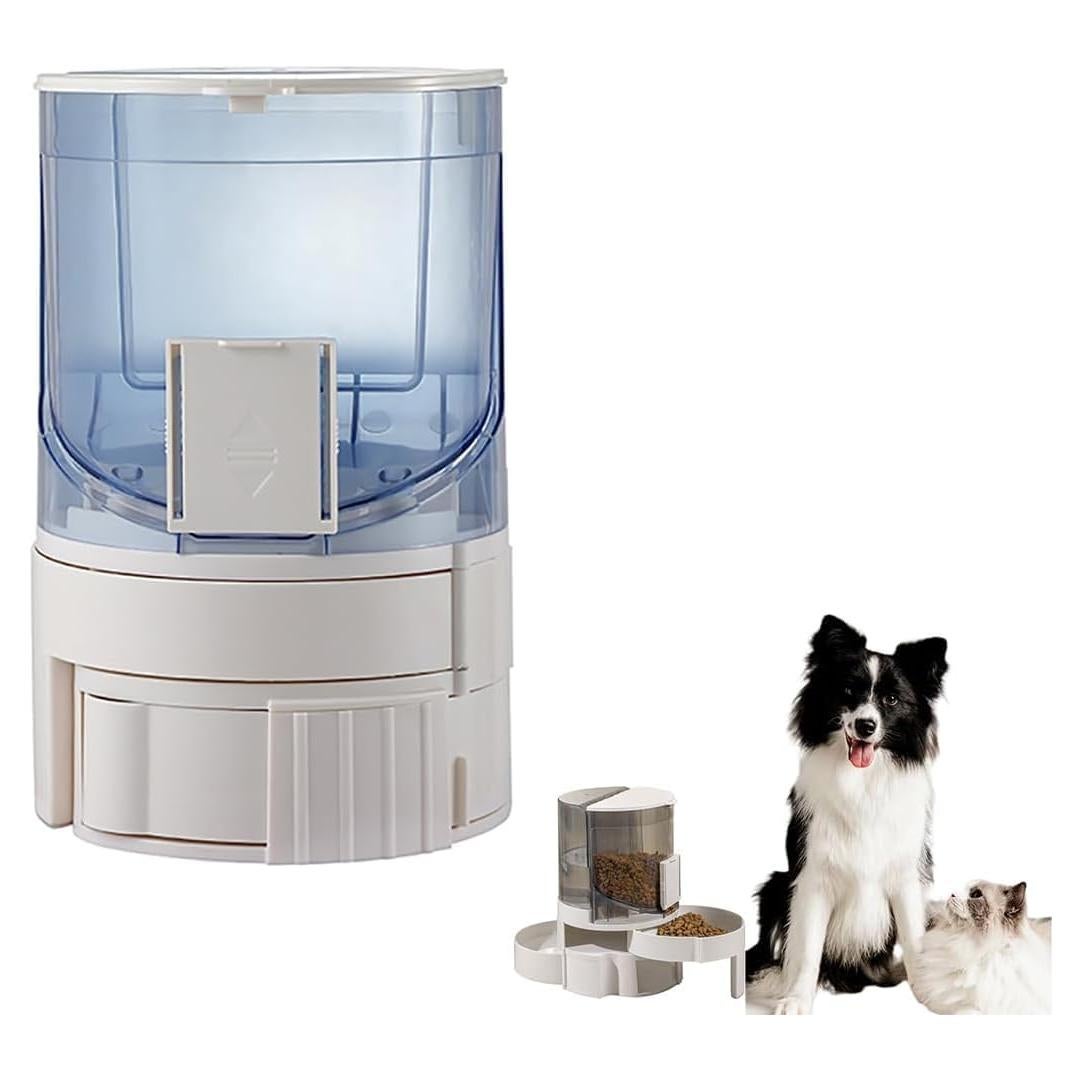 Comedero Automático 2 en 1 EFYUE Azul 2.2L para Perros y Gatos