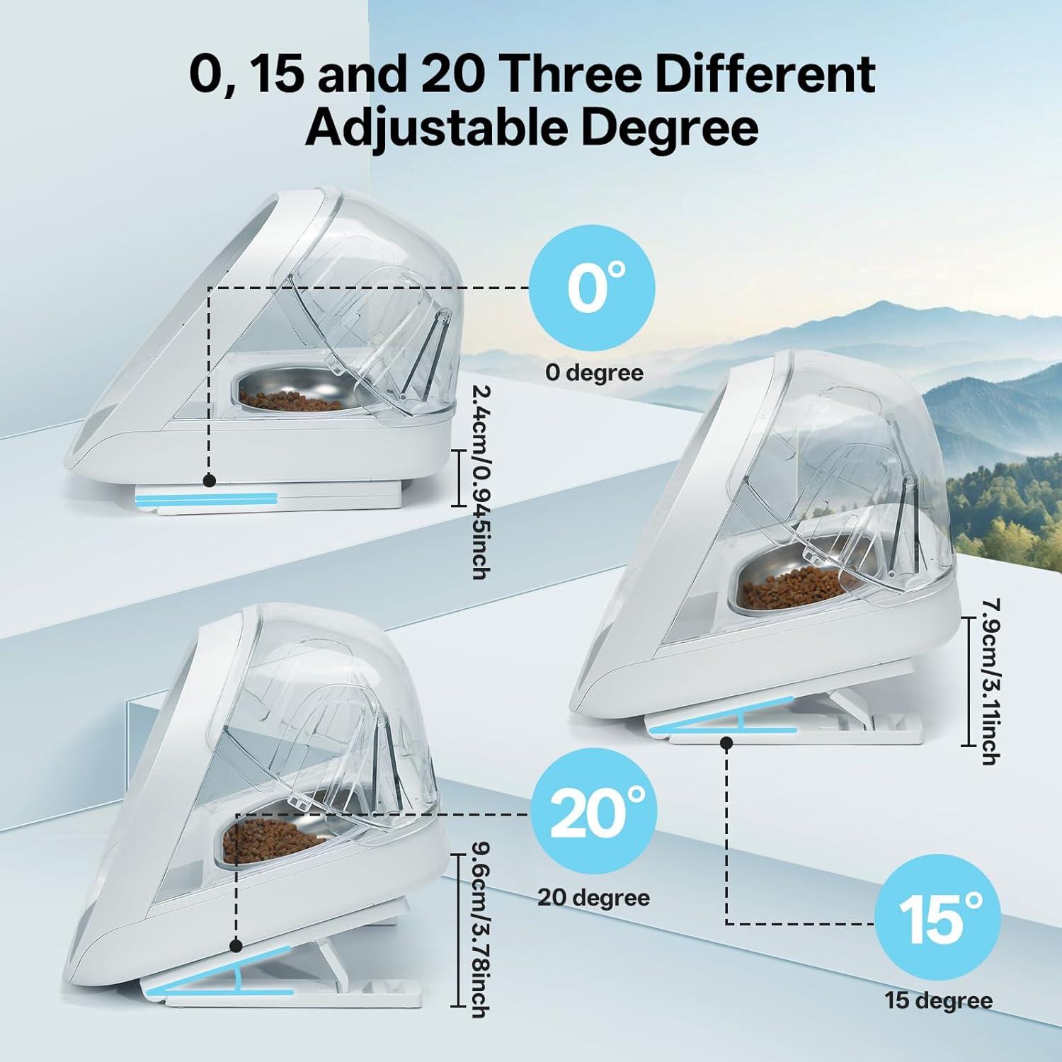 Soporte Ajustable para Comedero Automático de Gatos YOIHABV