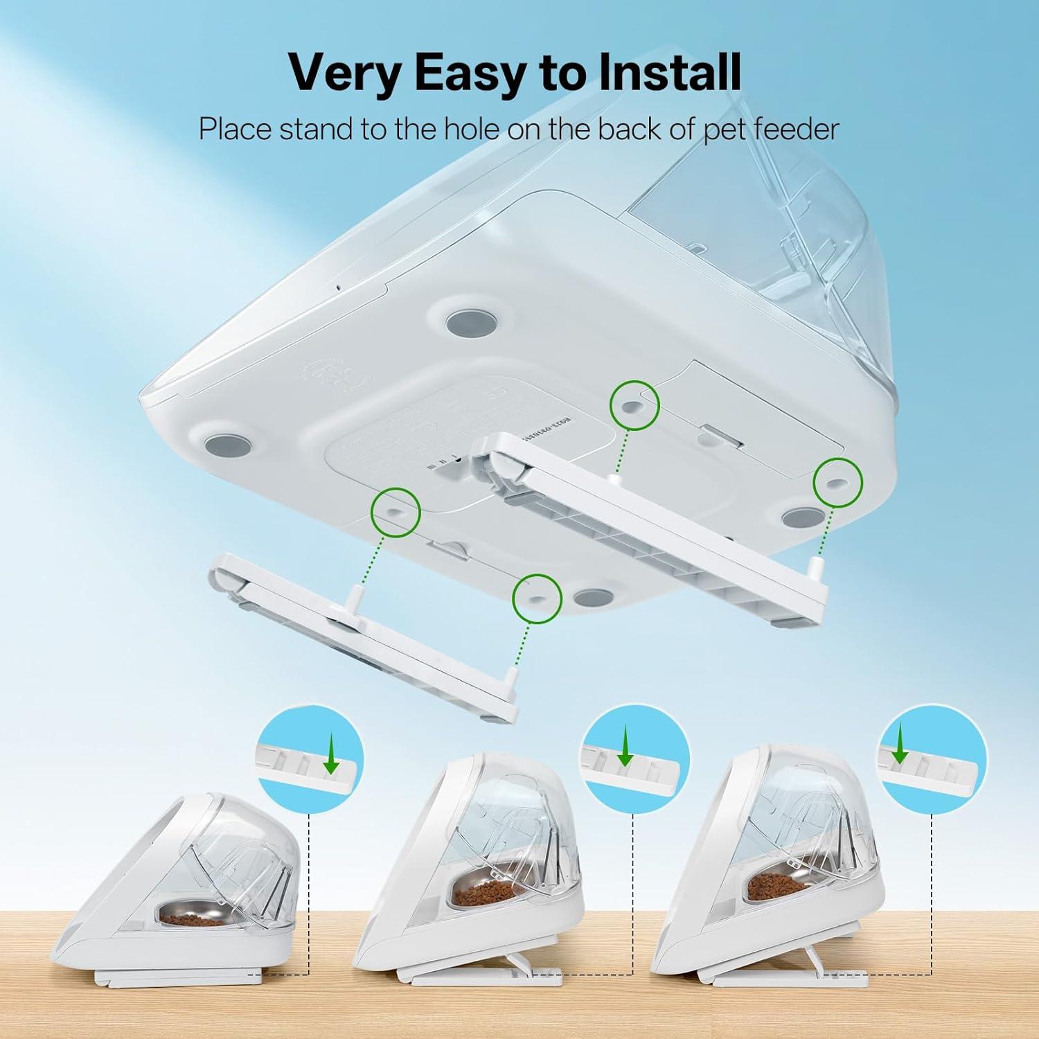 Soporte Ajustable para Comedero Automático de Gatos YOIHABV