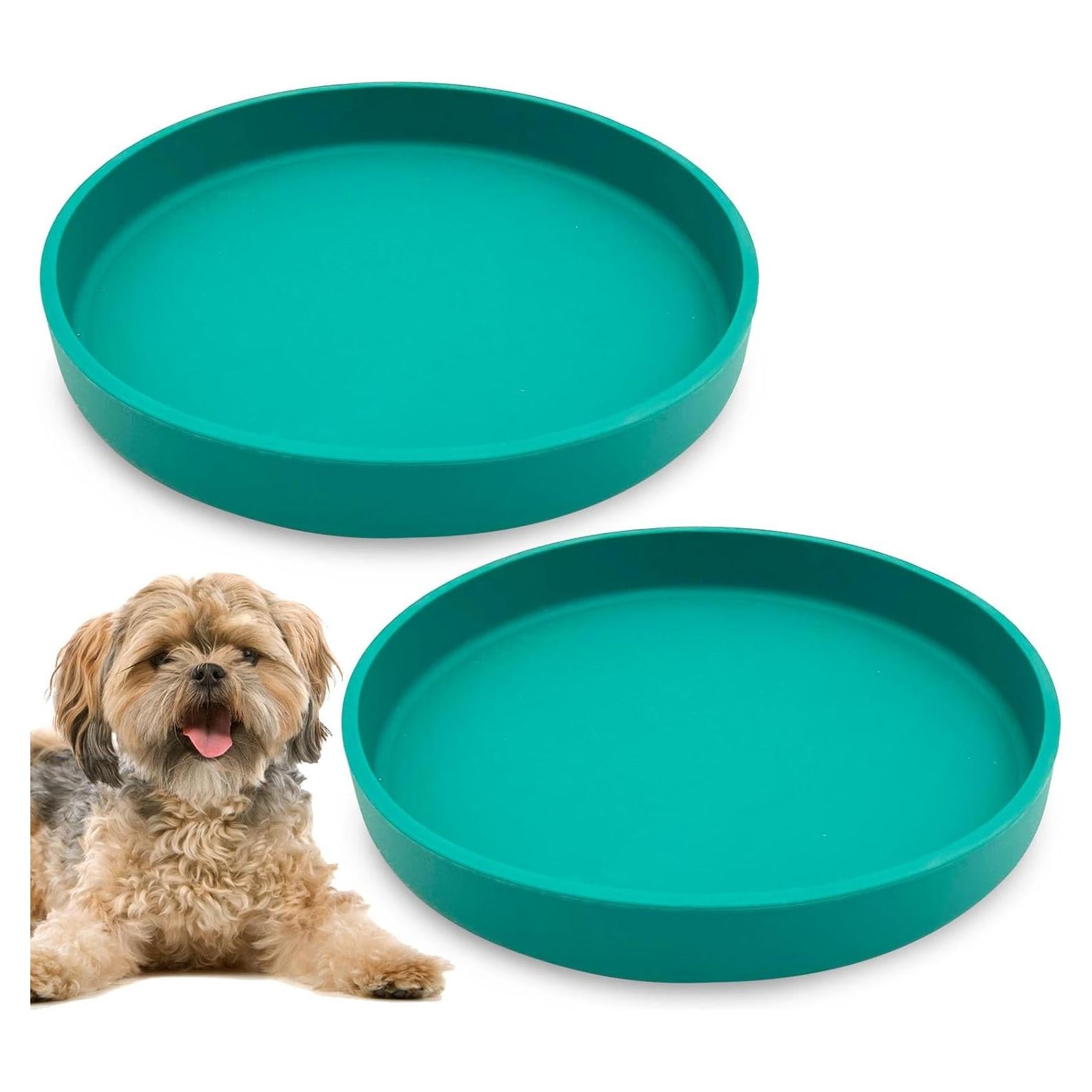 Cuenco de Silicona para Mascotas Apatal 17.78 cm Set de 2