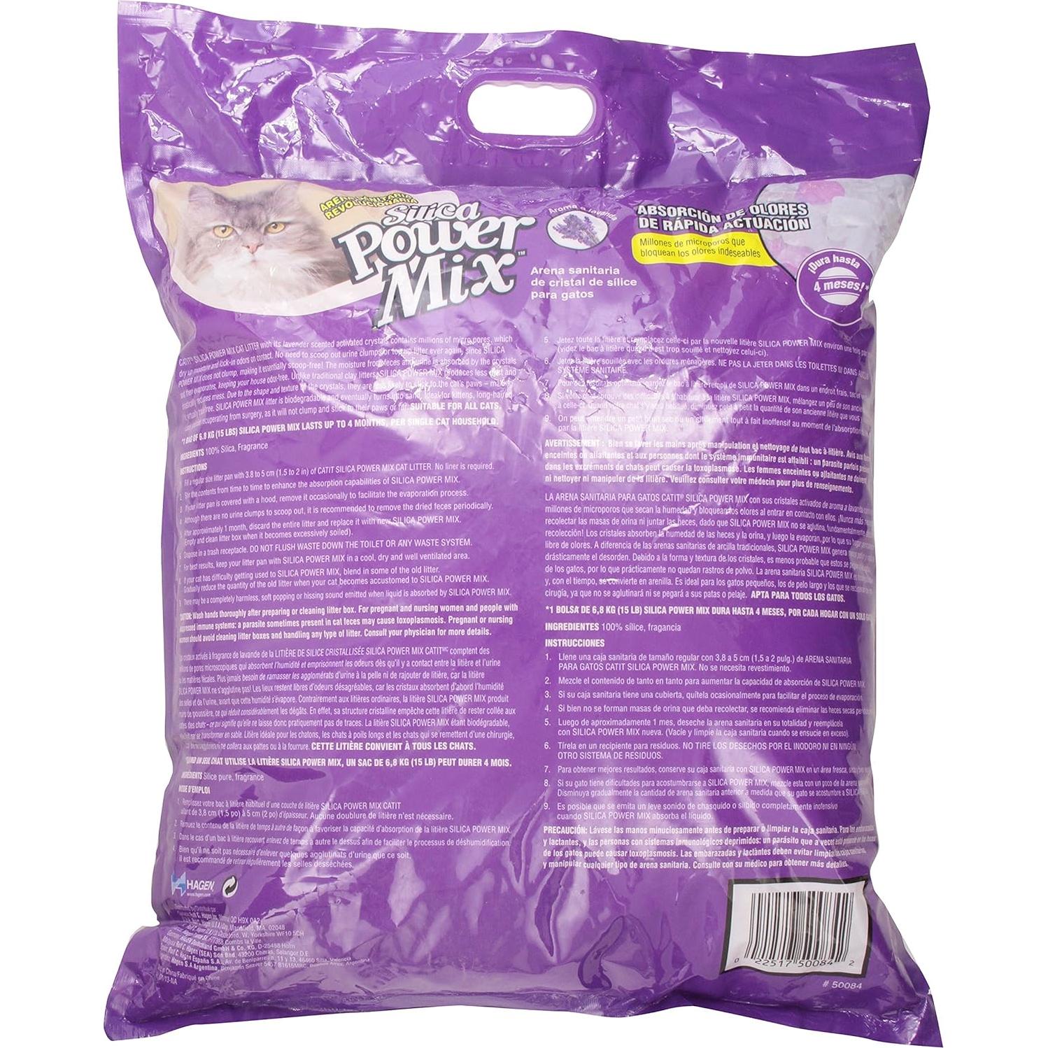 Arena de Silica para Gatos Catit 6.8 kg - Calidad Premium
