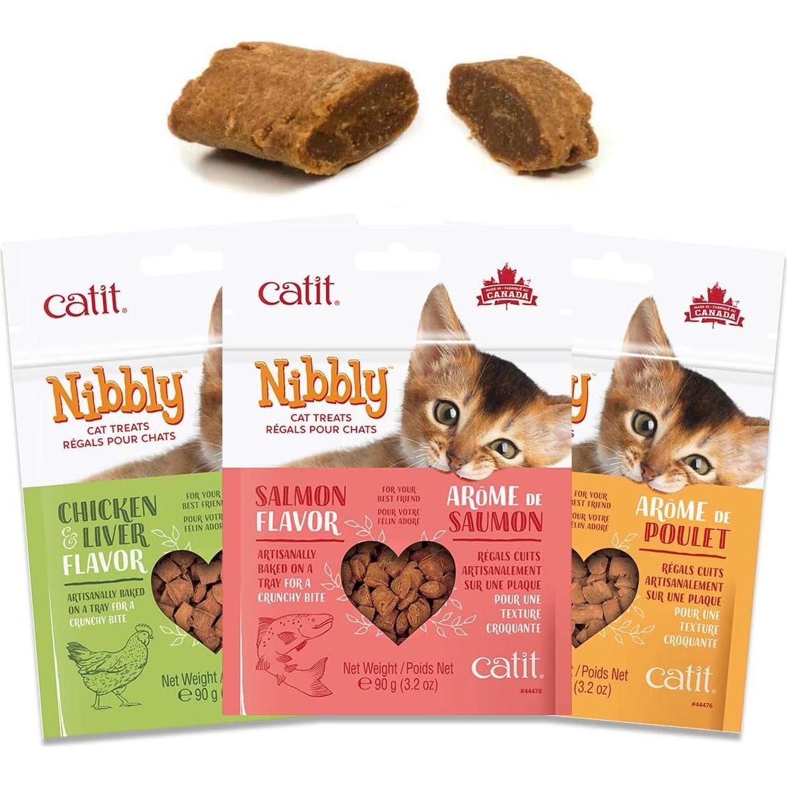 Galletas Crujientes para Gatos Catit Nibbly Pollo 89.78g
