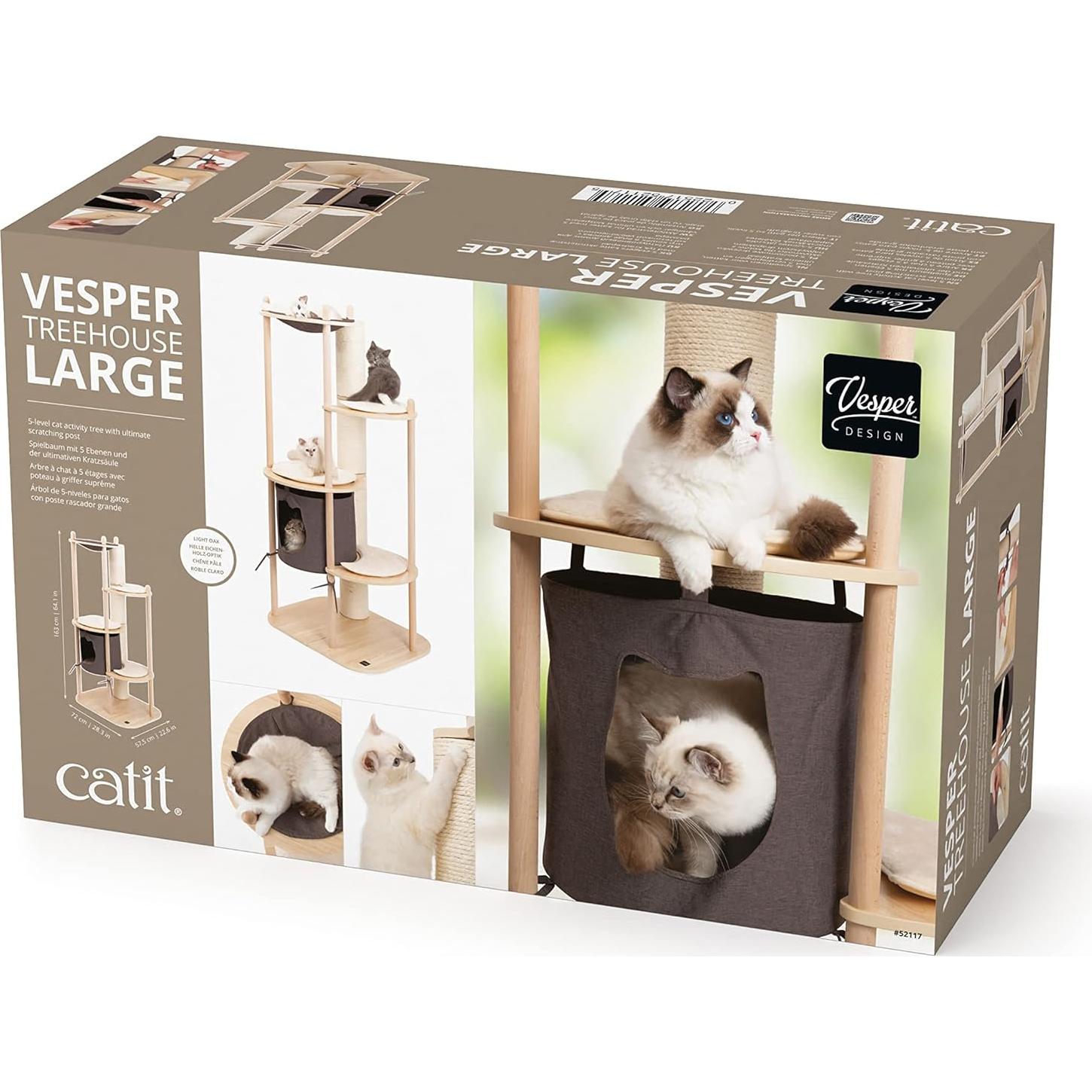 Catit Vesper Casa del Árbol para Gatos Grande 72x57.5x163cm