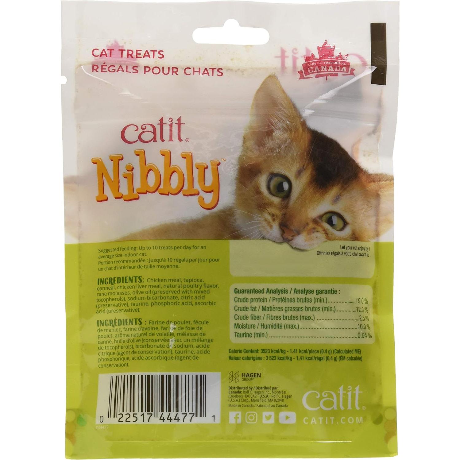 Golosinas para Gatos Catit Nibbly Pollo y Hígado 90.72 g