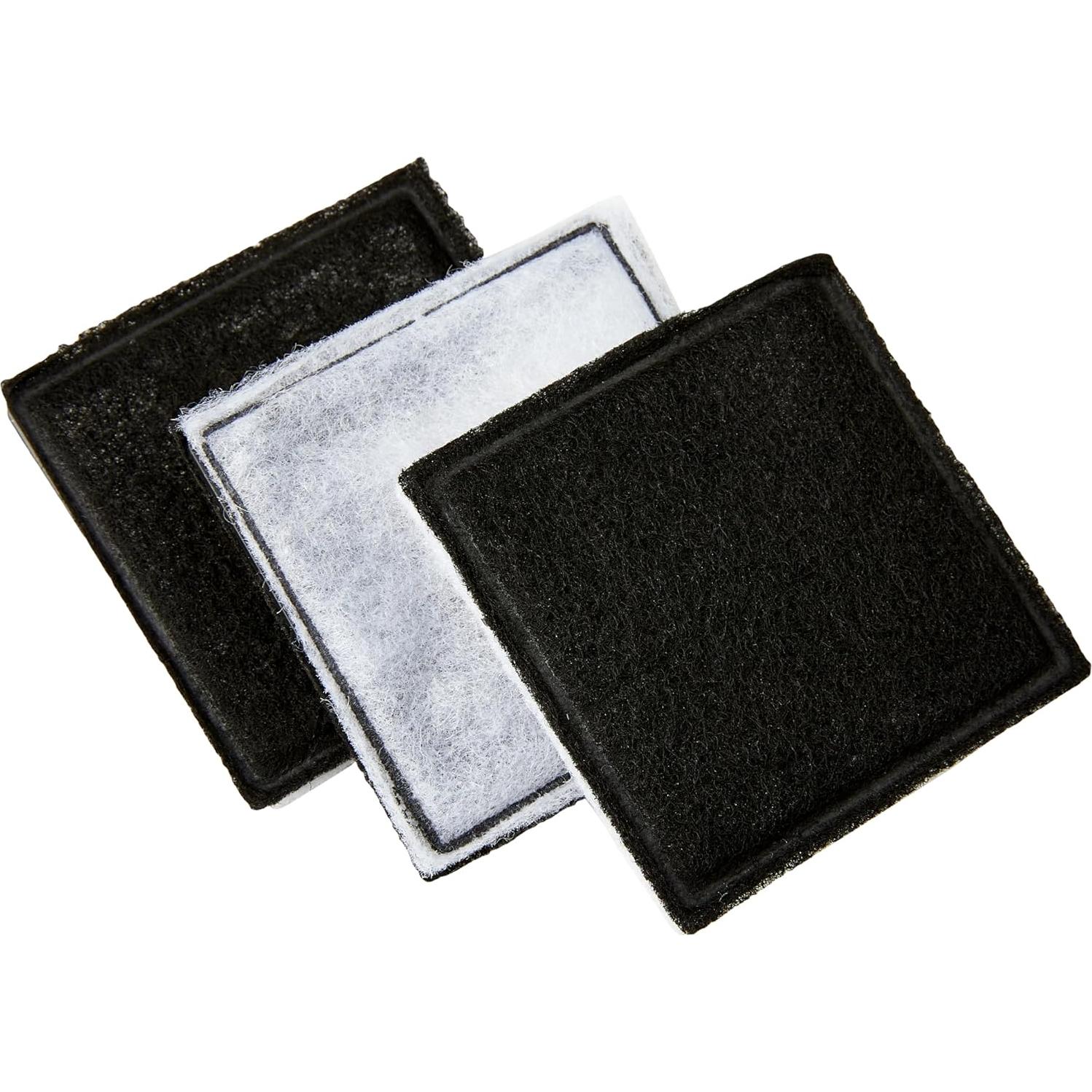 Catit Senses 2.0 Triple Action Replacement Mini Flower Cat Water Fountain Filters, 3 Pack - Replacement Filters for Catit Mini Flower Drinking Fountain