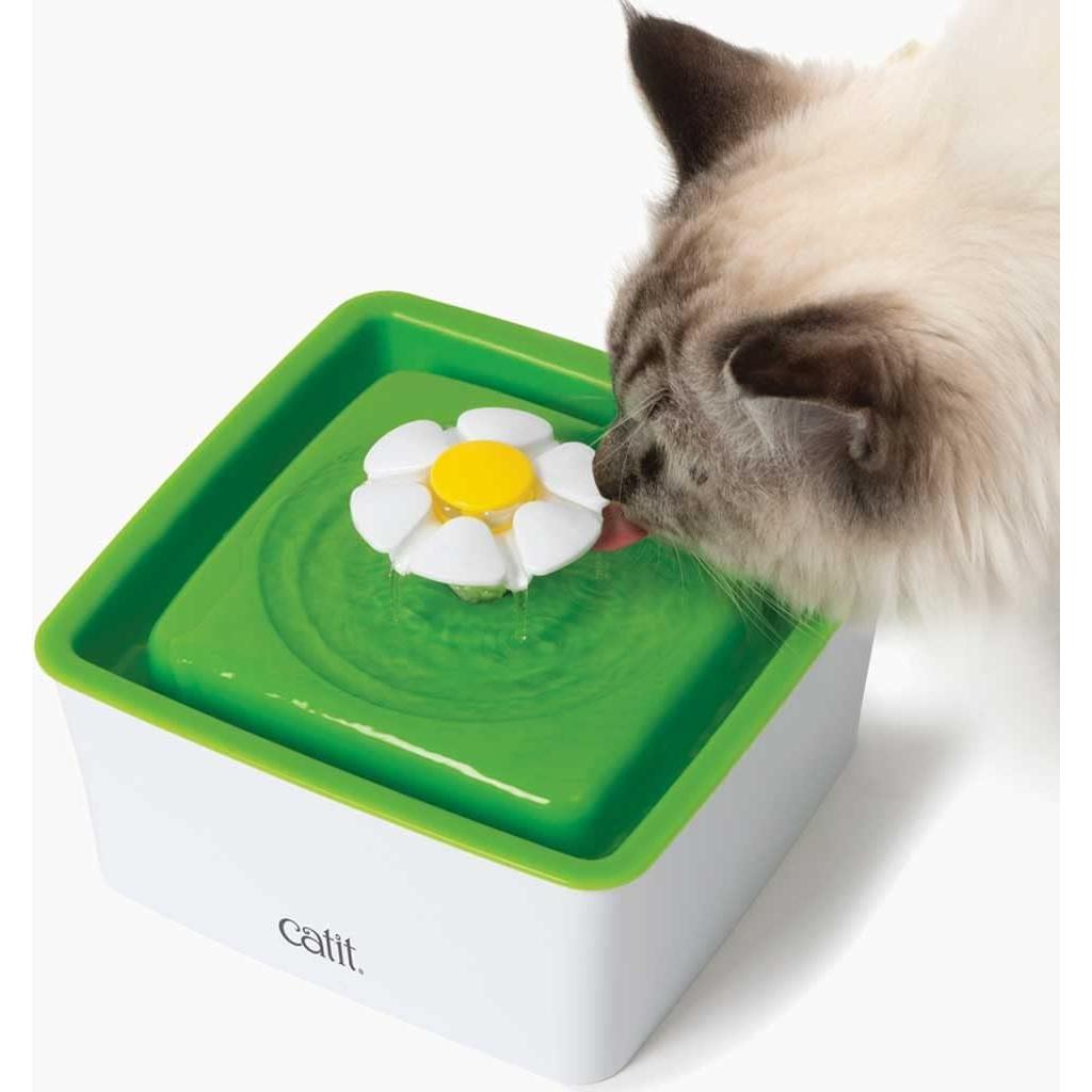 Catit Senses 2.0 Triple Action Replacement Mini Flower Cat Water Fountain Filters, 3 Pack - Replacement Filters for Catit Mini Flower Drinking Fountain