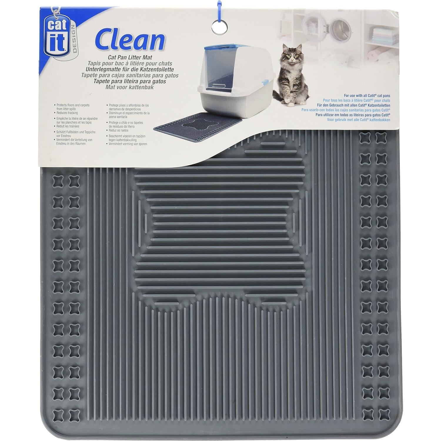 Alfombrilla para Bandeja de Arena Catit - Gris 40.6x33.8 cm