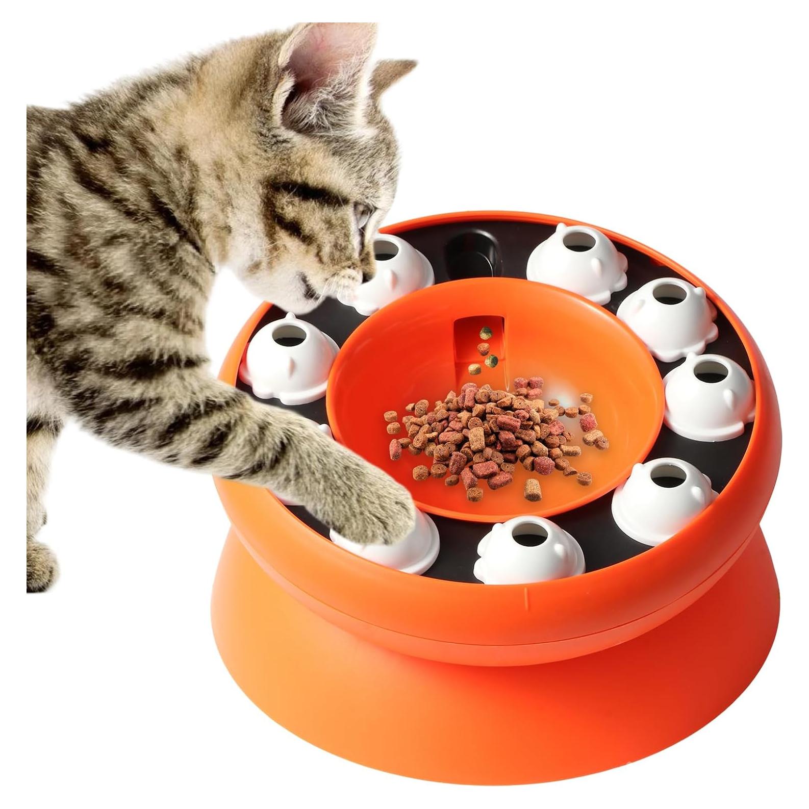 Comedero Interactivo para Gatos Lanbtorn - Alimentación Lenta 21cm