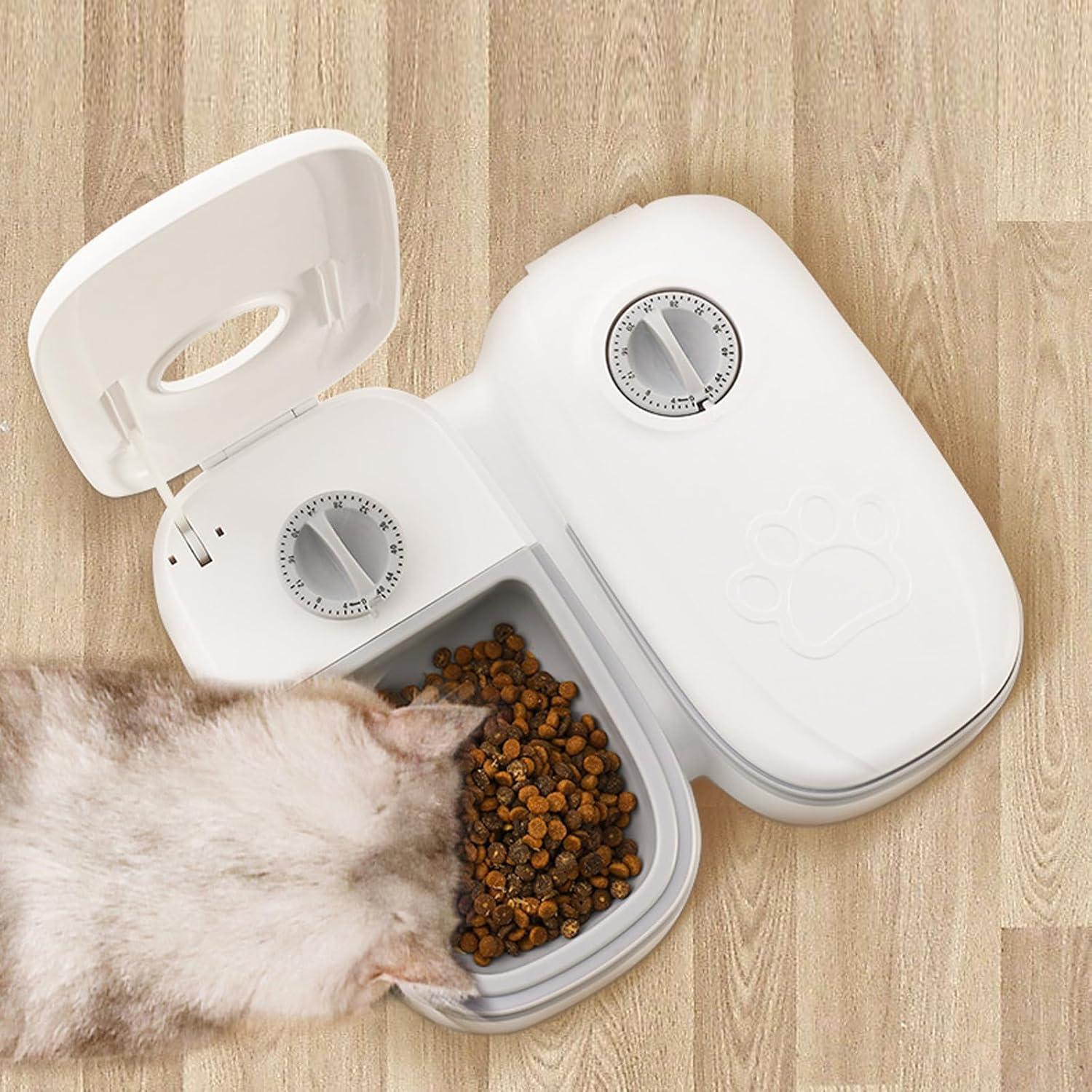 Dispensador Automático de Comida VINGVO 2 Comidas 700g