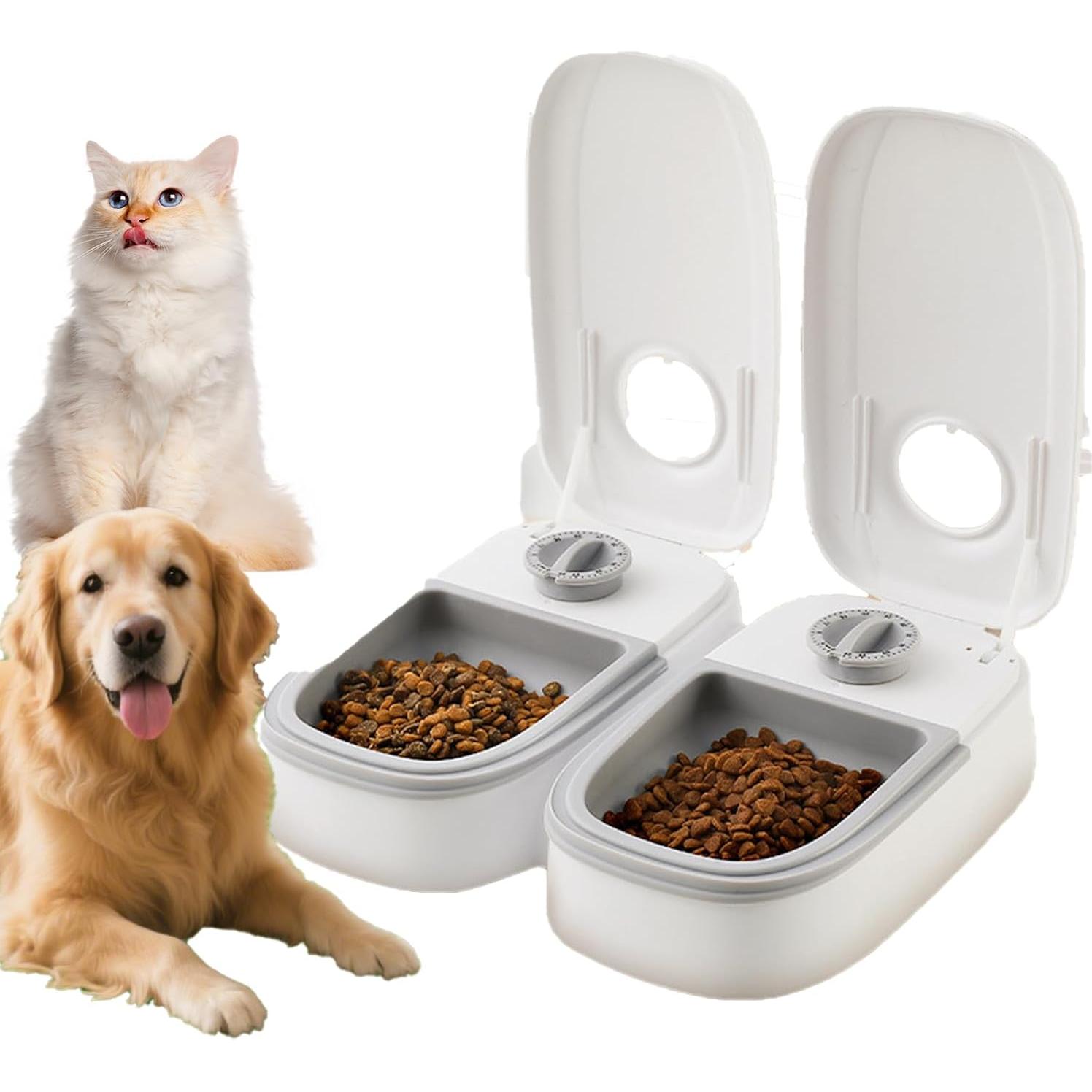 Dispensador Automático de Comida VINGVO 2 Comidas 700g