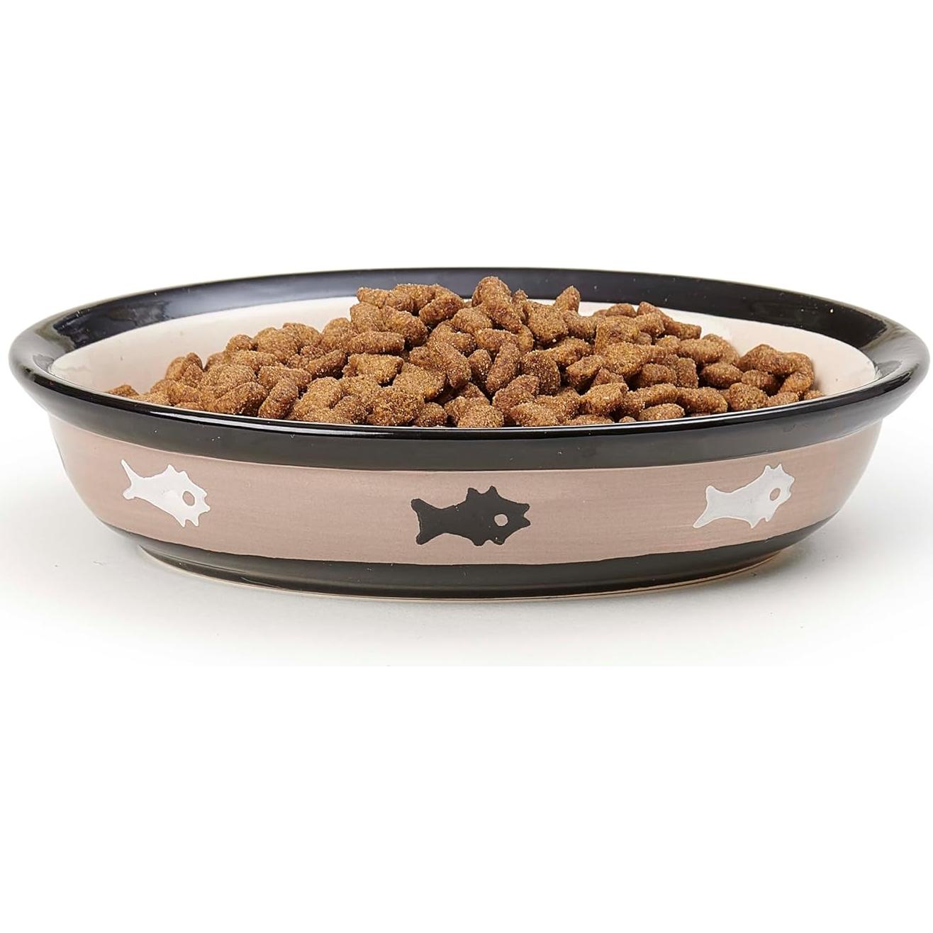 Tazón de Gato Cerámica PetRageous Ovalado 15.88 cm 1 Taza