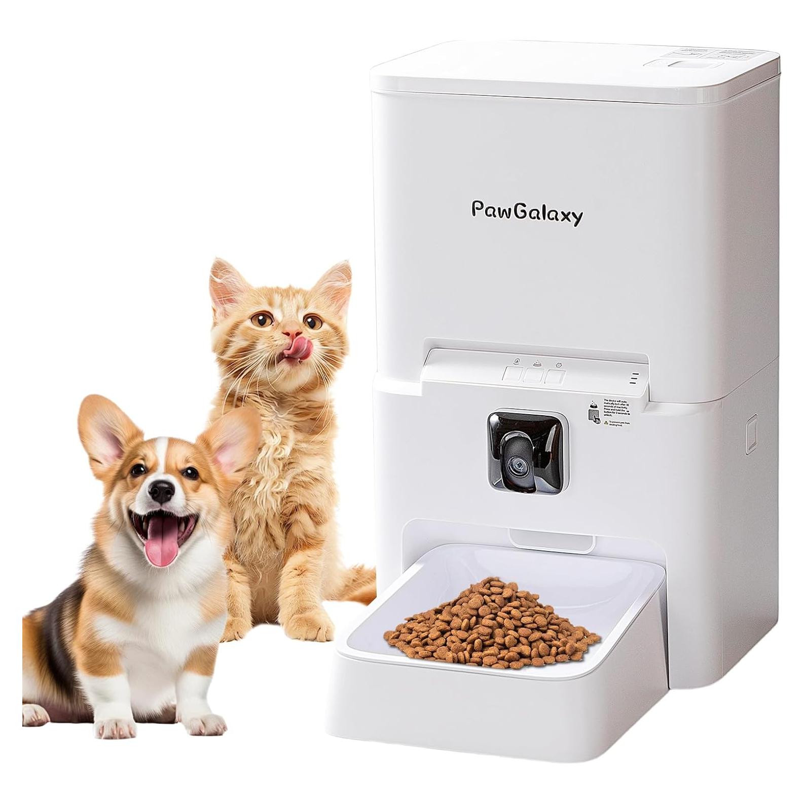 Dispensador Automático de Comida Pawgalaxy 6L con Cámara HD 1080P