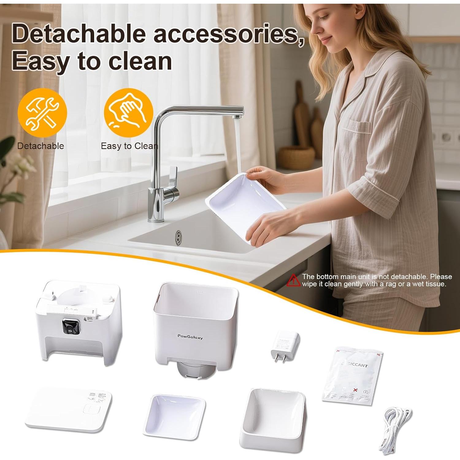 Dispensador Automático de Comida Pawgalaxy 6L con Cámara HD 1080P