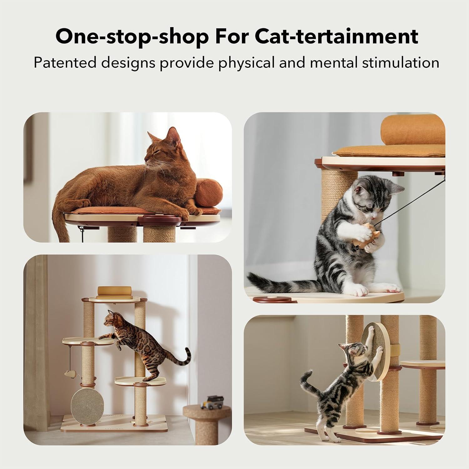 Torre de Árbol para Gatos PETLIBRO Infinity Modular 86cm
