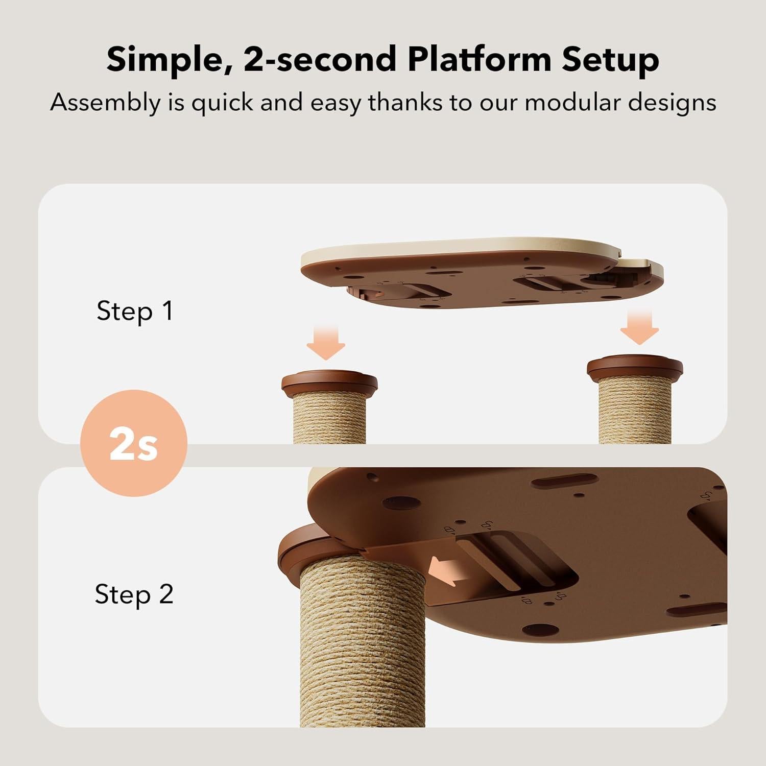 Torre de Árbol para Gatos PETLIBRO Infinity Modular 86cm