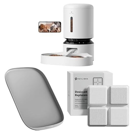 Comedero Automático PETLIBRO para Gatos con Cámara HD y Doble Bandeja