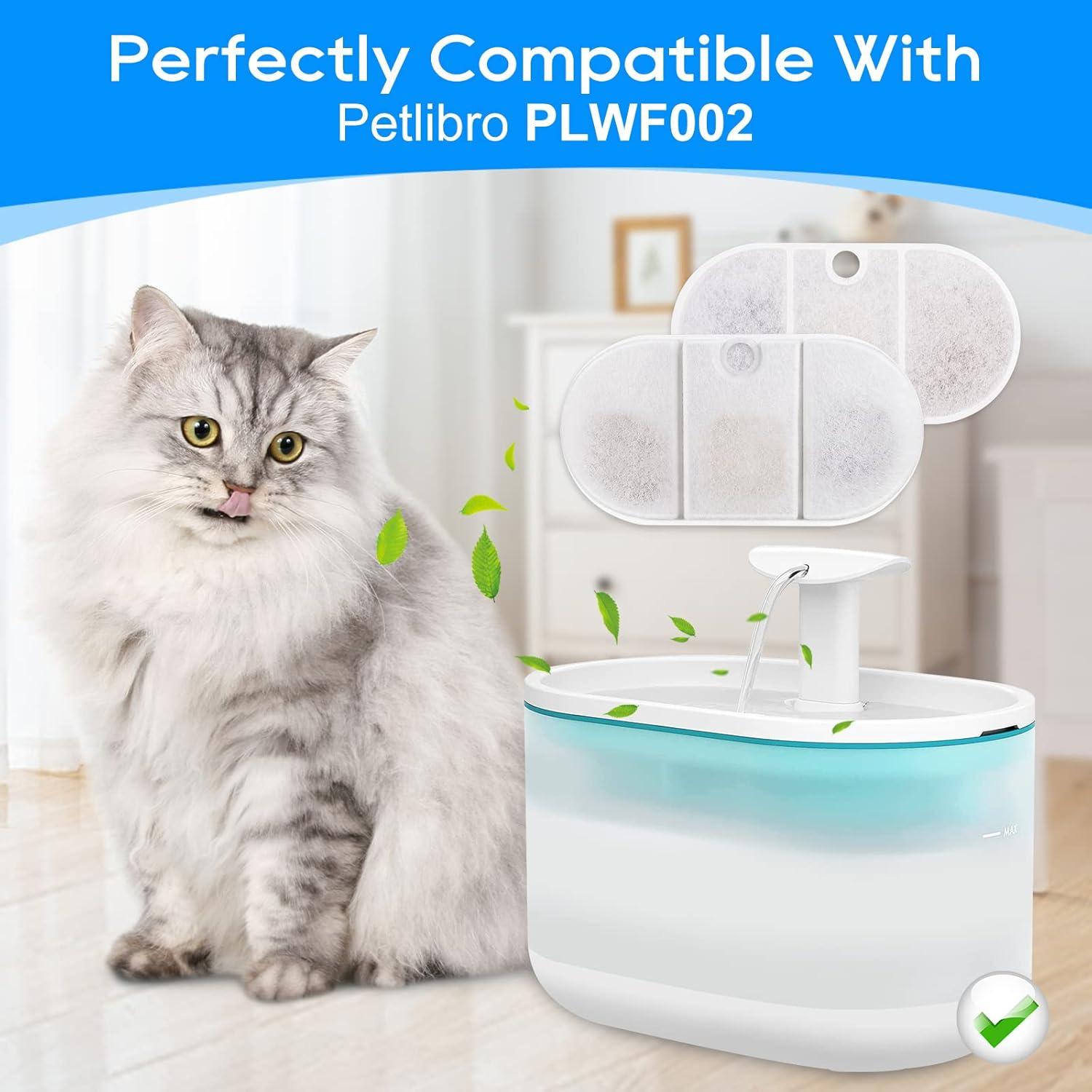 Filtros de Reemplazo MyfatBOSS para Fuente de Agua Gatos 16 Piezas