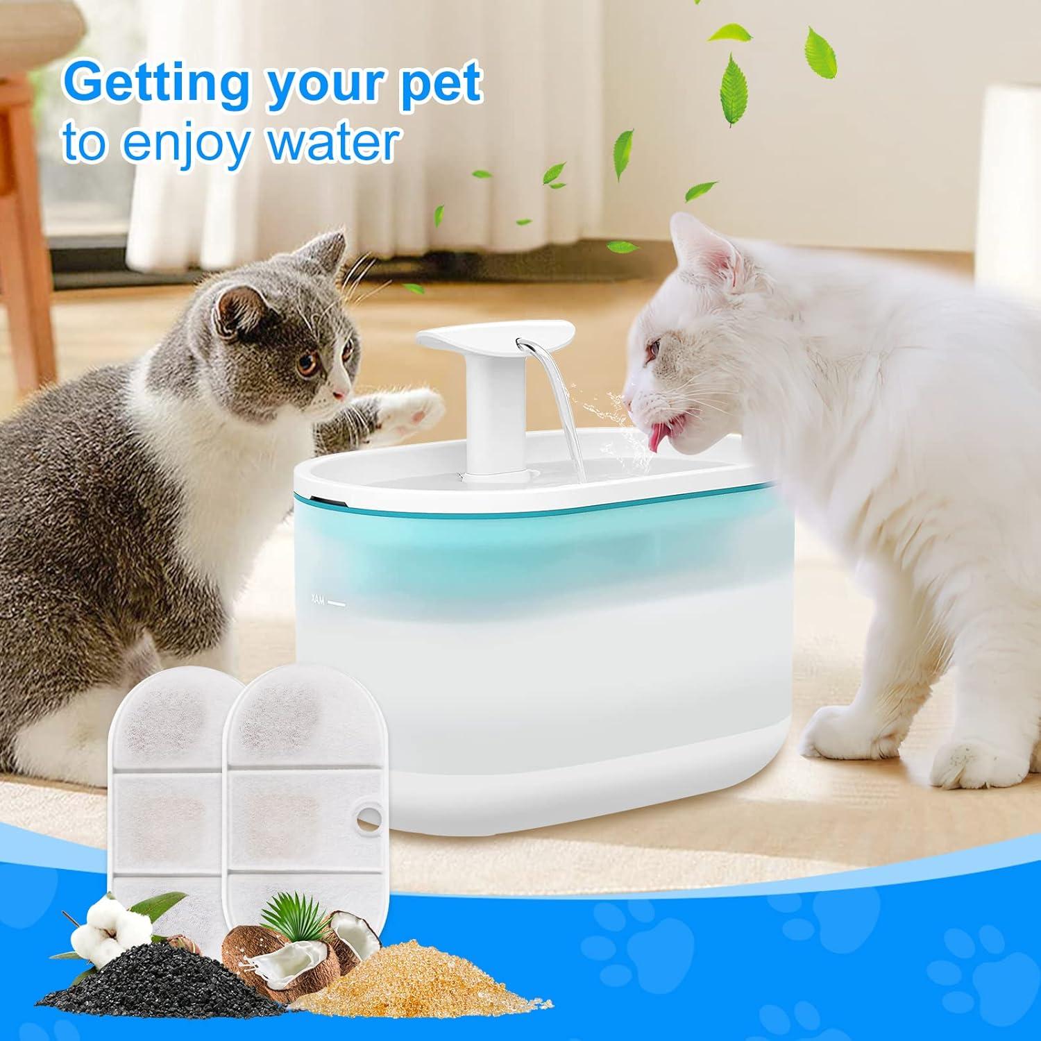 Filtros de Reemplazo MyfatBOSS para Fuente de Agua Gatos 16 Piezas