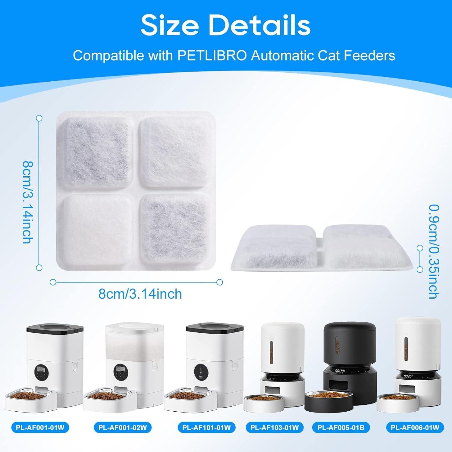 16 Bolsas Deshidratantes para Alimentos Mascotas Petlibro