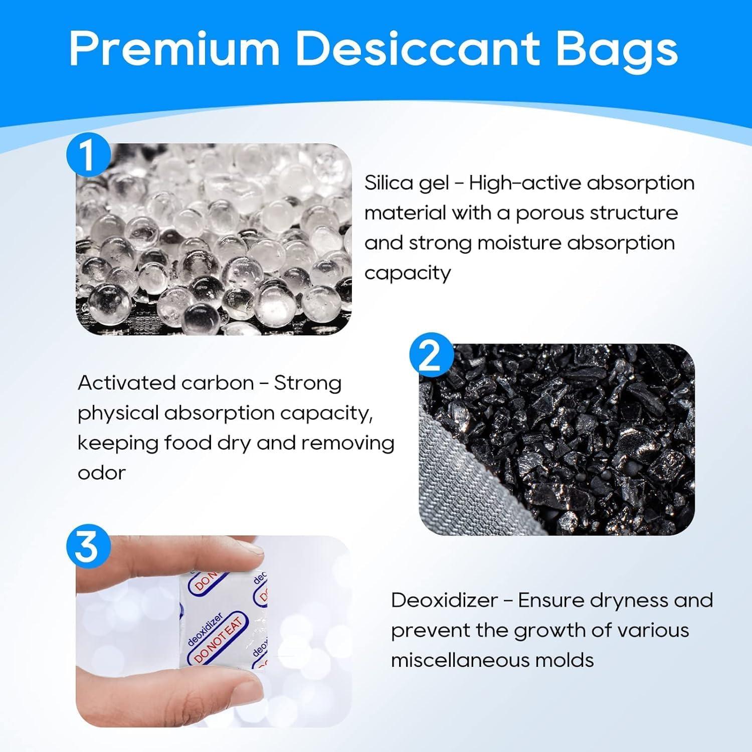 16 Bolsas Deshidratantes para Alimentos Mascotas Petlibro