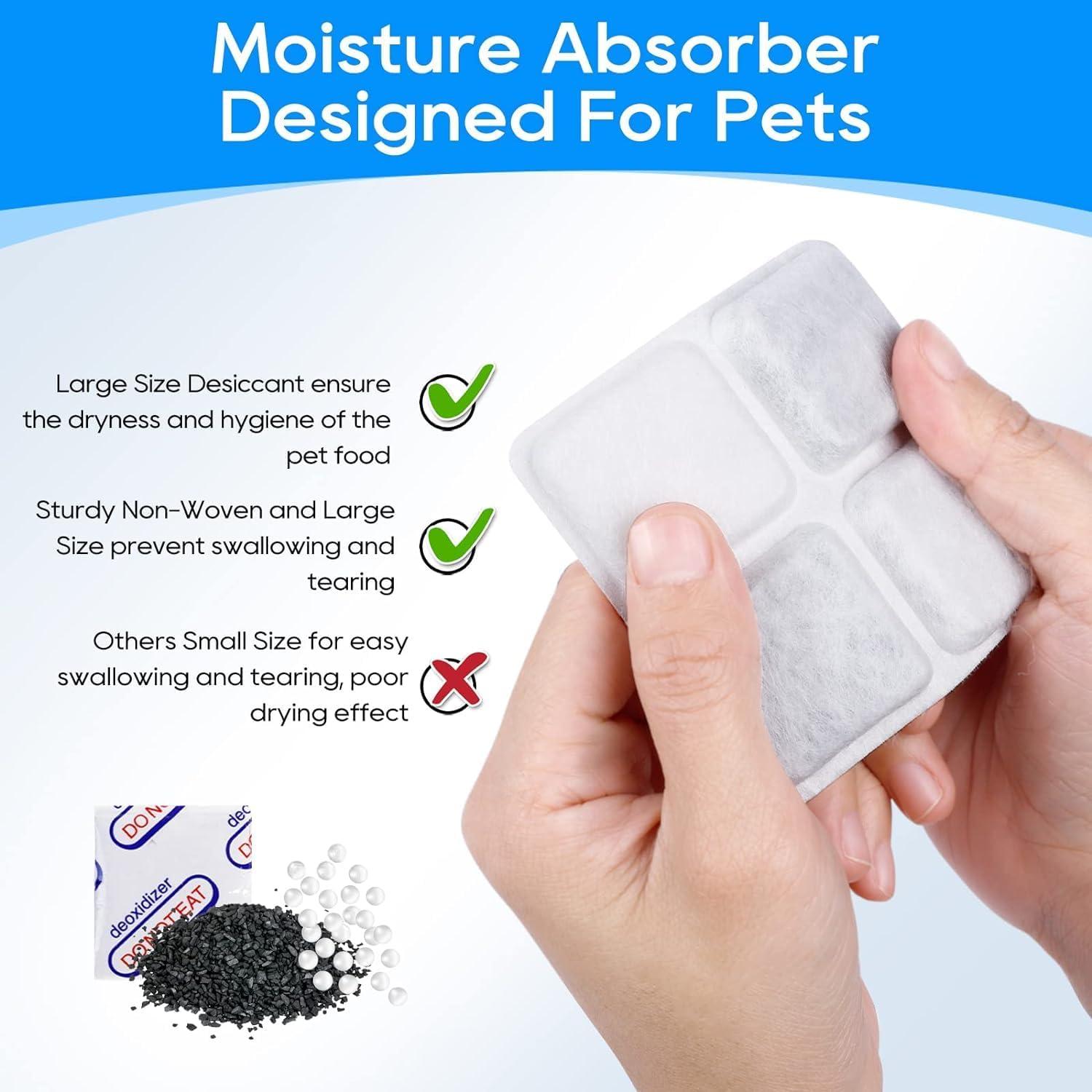 16 Bolsas Deshidratantes para Alimentos Mascotas Petlibro