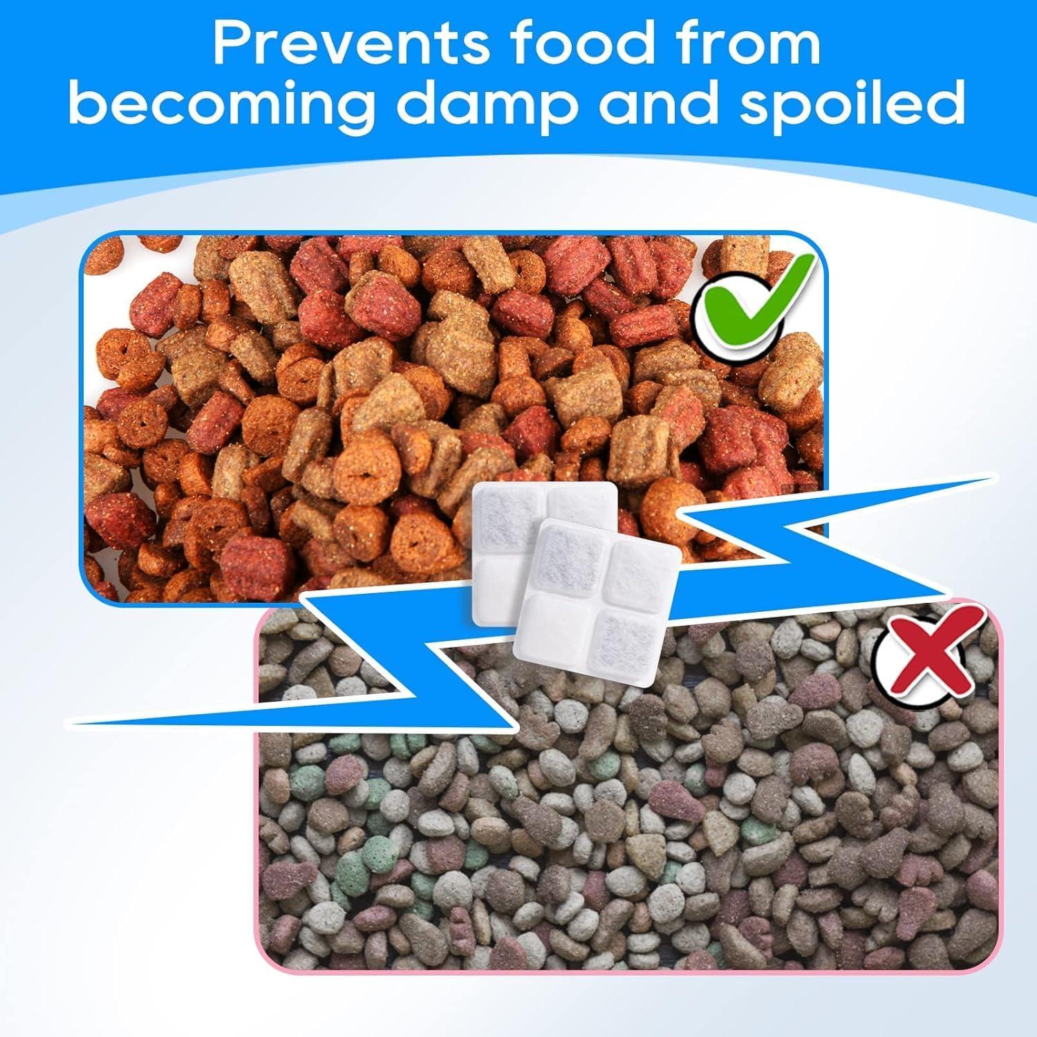 16 Bolsas Deshidratantes para Alimentos Mascotas Petlibro