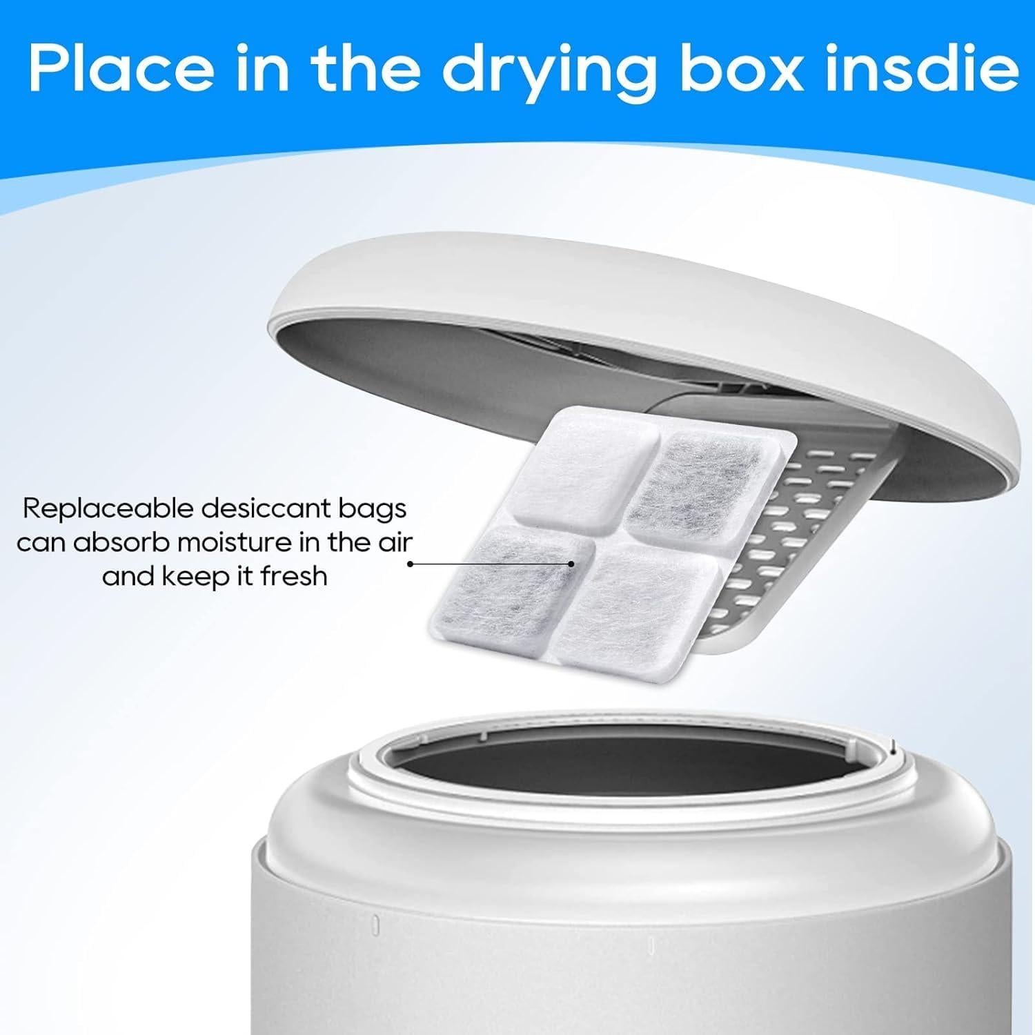 16 Bolsas Deshidratantes para Alimentos Mascotas Petlibro