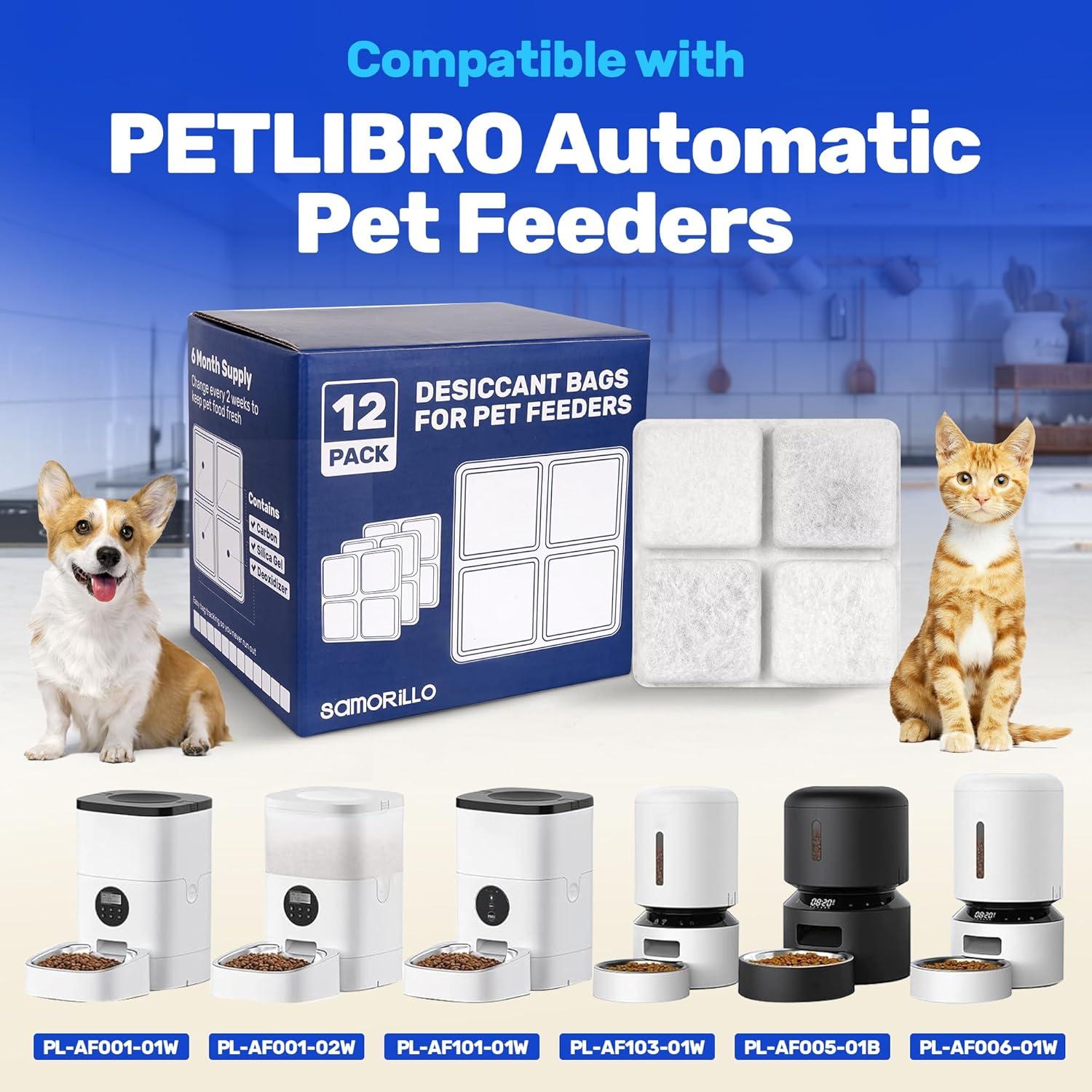Paquete de 12 Bolsas Deshidratantes Samorillo para Mascotas