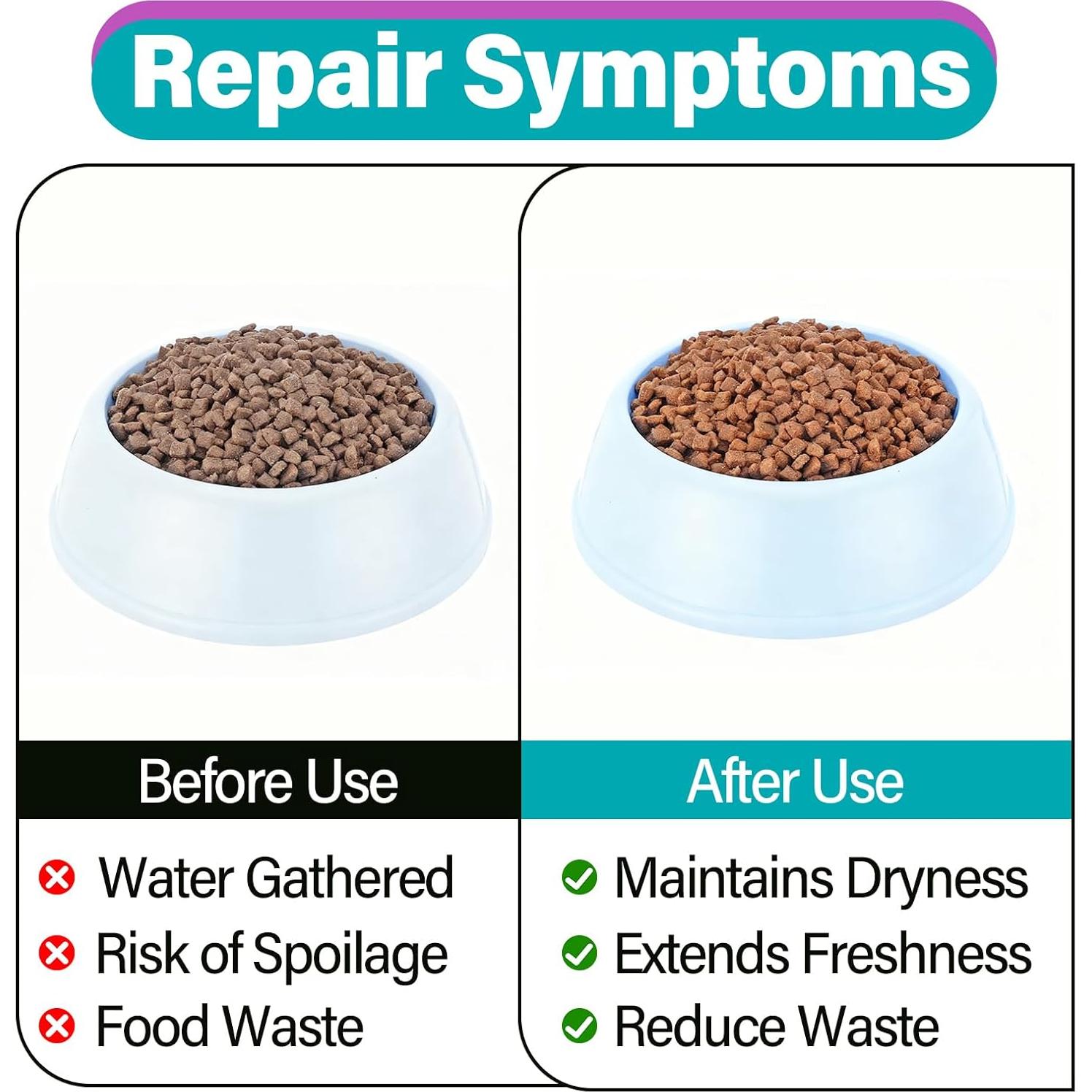 25 Bolsas Deshidratantes para Alimento de Mascotas Joworthy