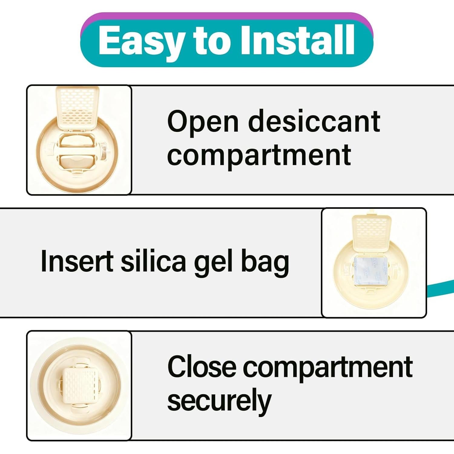 25 Bolsas Deshidratantes para Alimento de Mascotas Joworthy