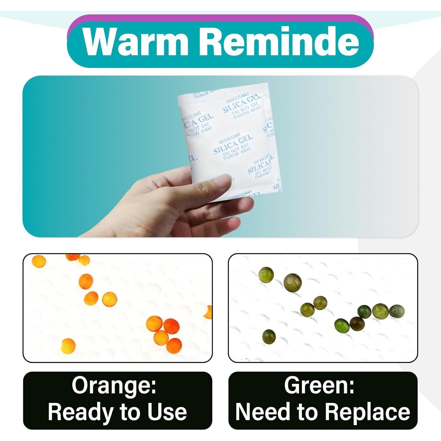 25 Bolsas Deshidratantes para Alimento de Mascotas Joworthy