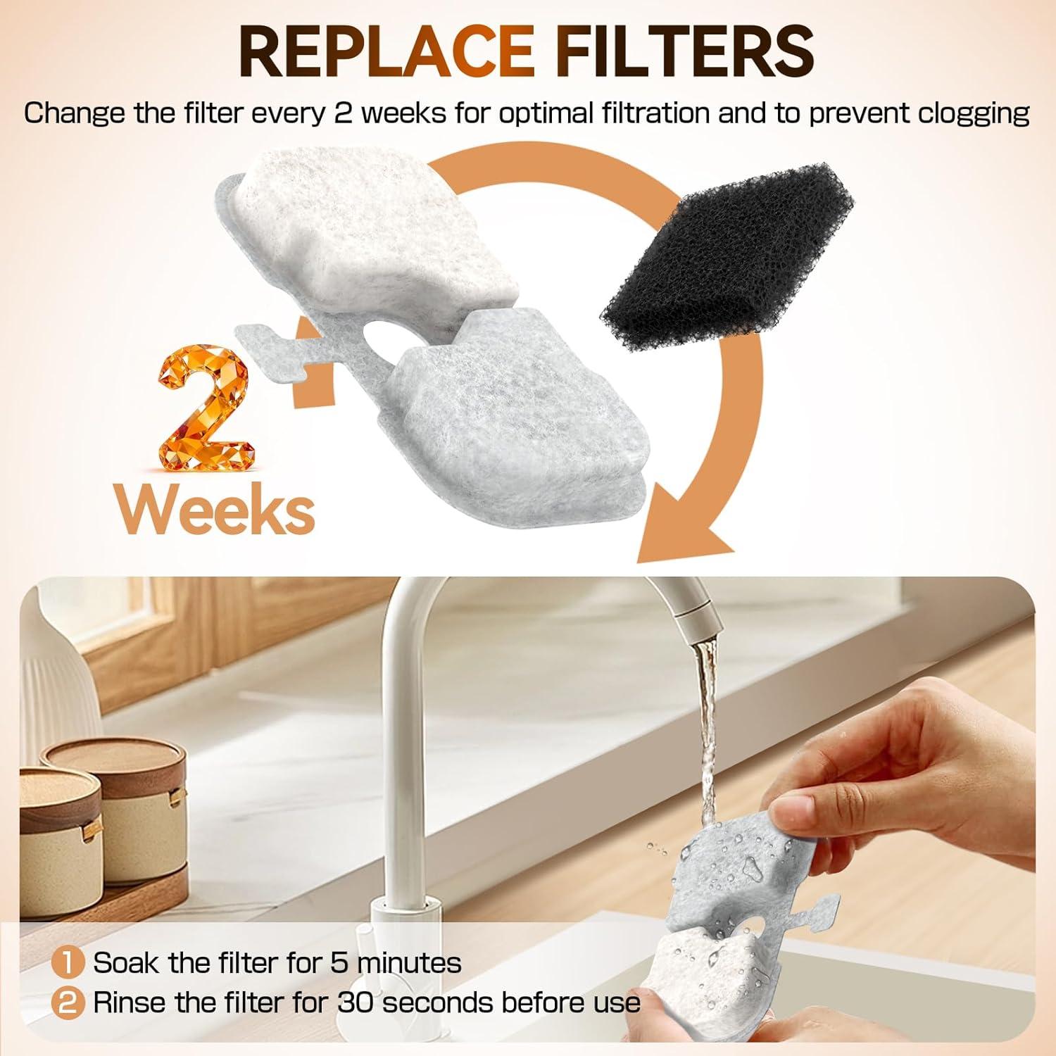 Bomba de Reemplazo Dotzrin PLFF015 para Fuente de Agua Gatos