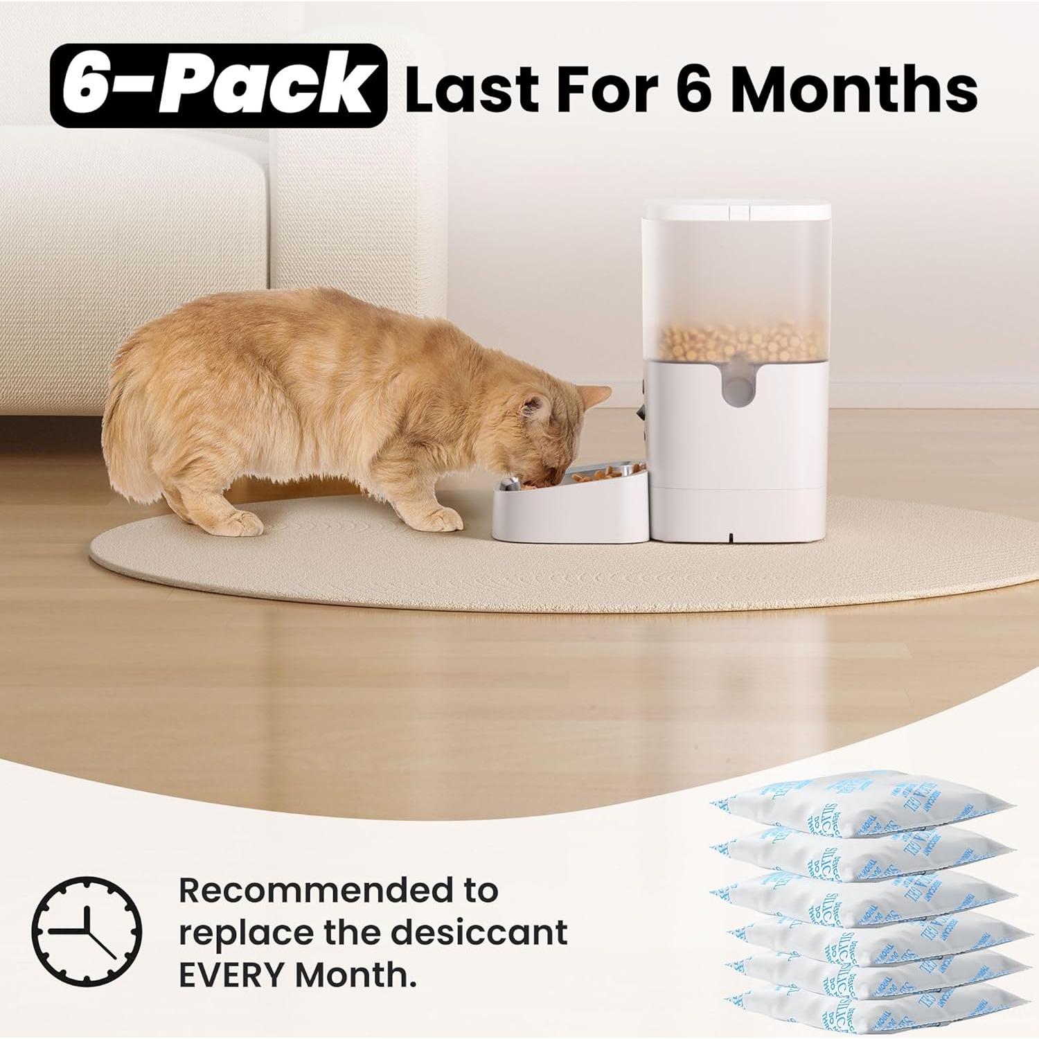 Bolsa Deshidratante para Comida de Mascotas Aidowocam - 6 Paquetes