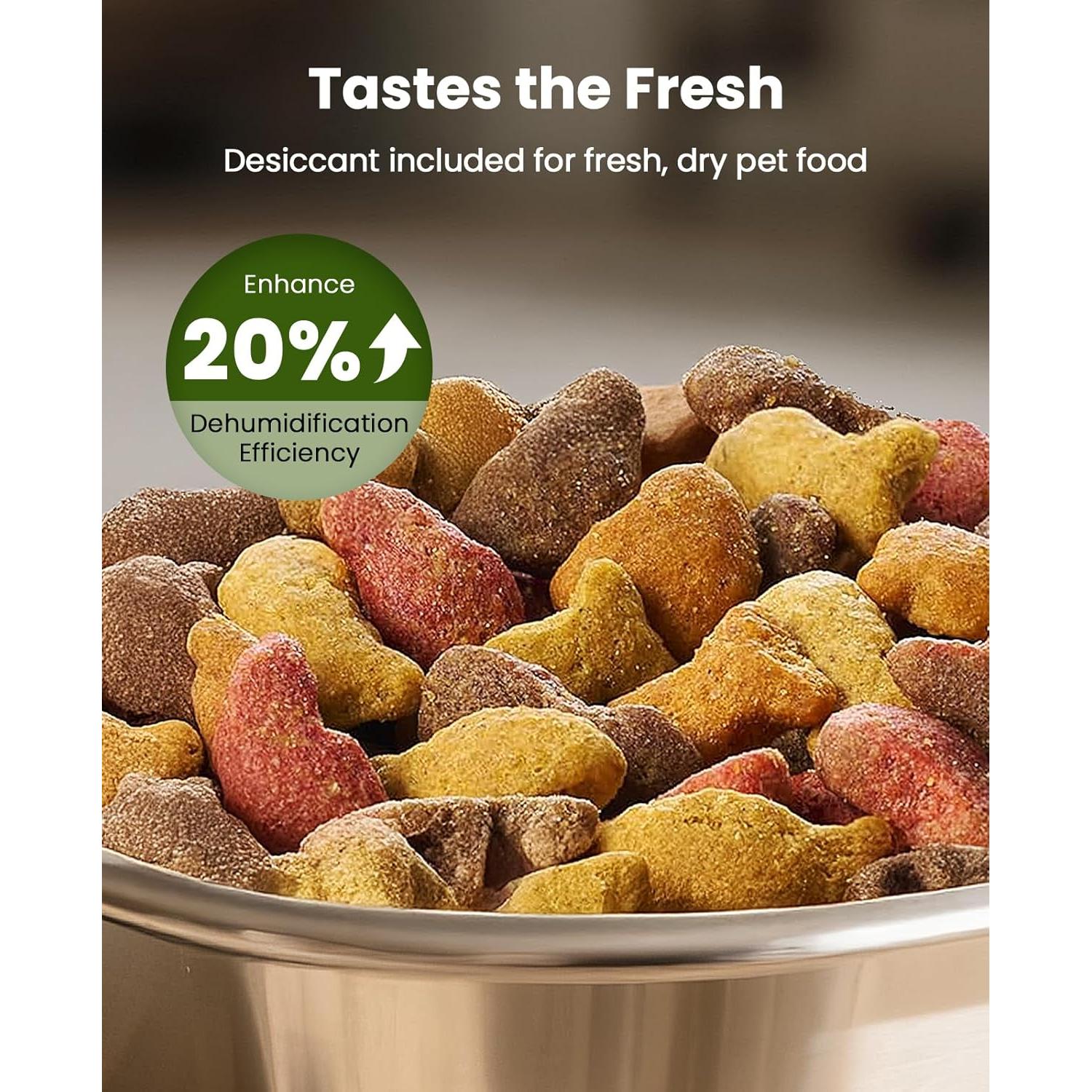 Comedero Automático para Gatos Oneisall 5L Programable Negro