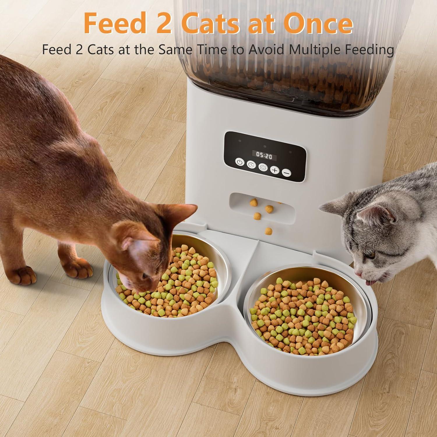 Dispensador Automático de Comida Kodope 5L para Gatos y Perros