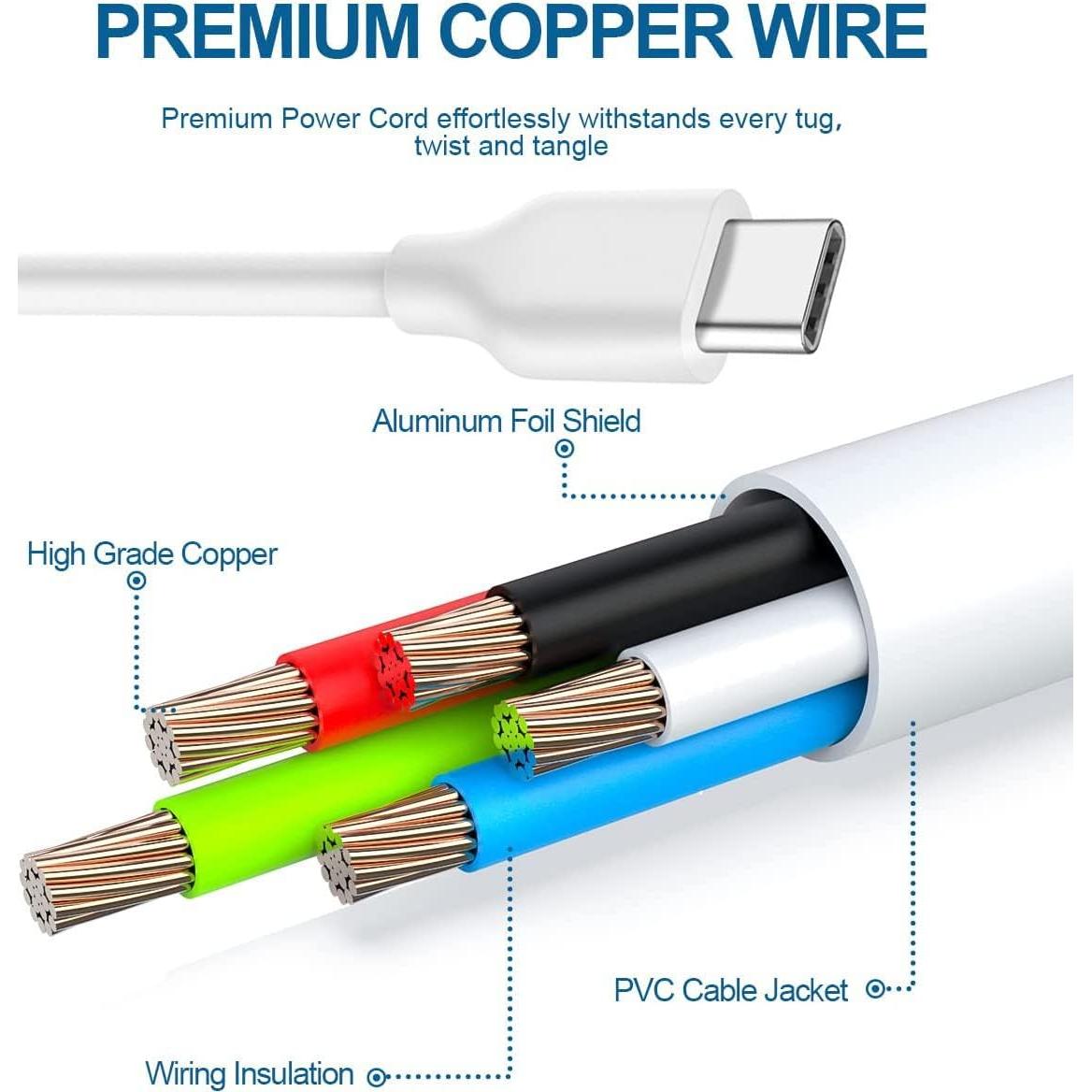 Cargador T-Power Tipo C para Dispensadores de Comida Mascotas