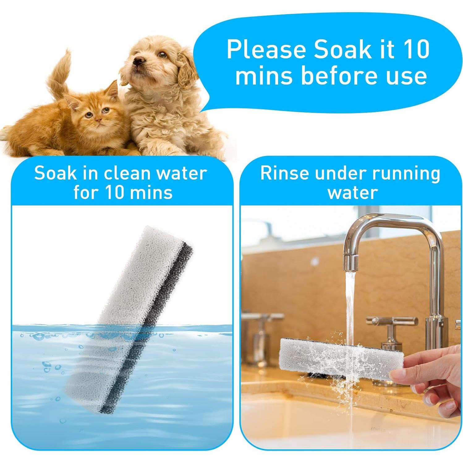 Filtros de Reemplazo NPET WF020TP para Fuente de Agua - 4 Piezas