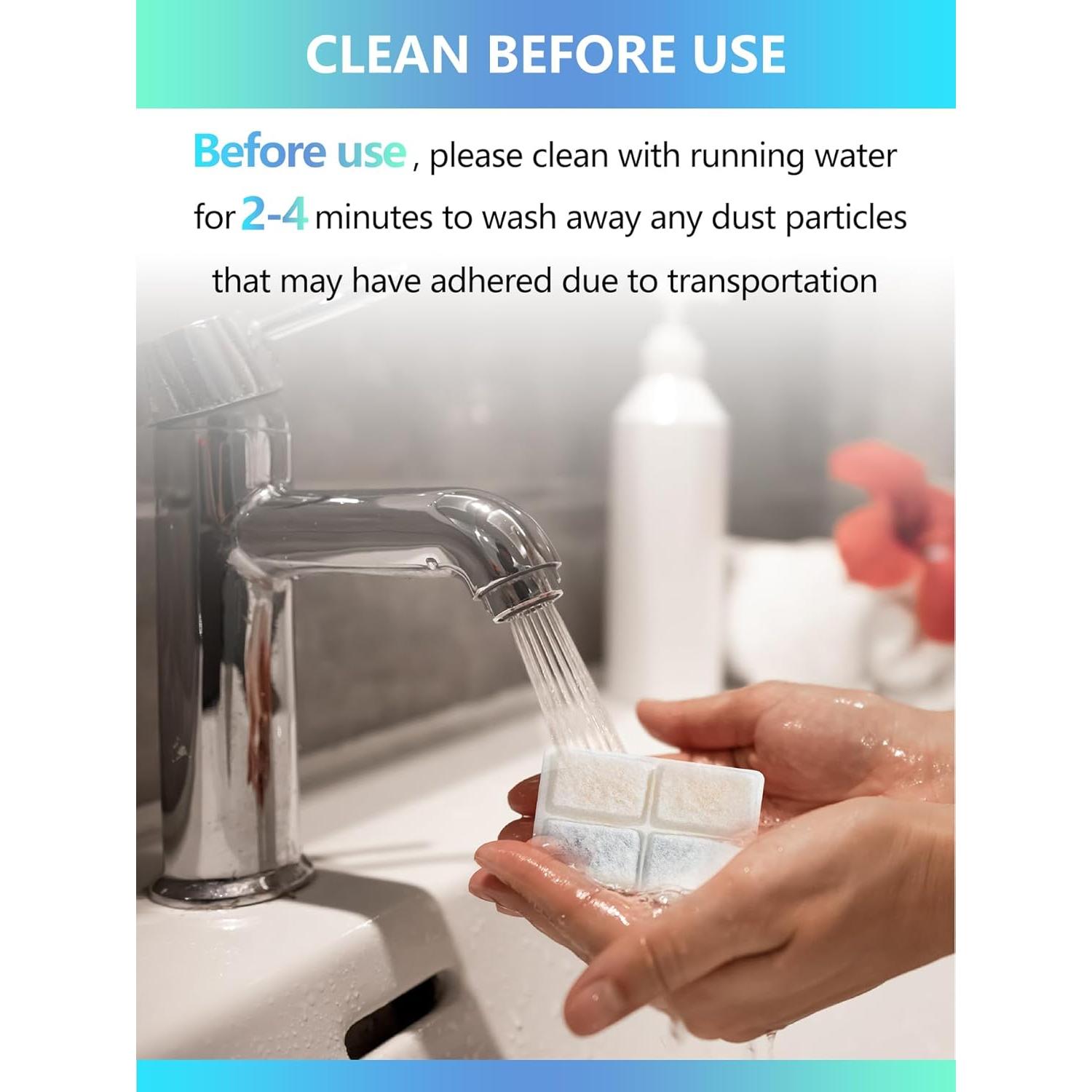 Filtros de Reemplazo TOGGATH para Fuente de Agua Gatos 6+6 Paquetes