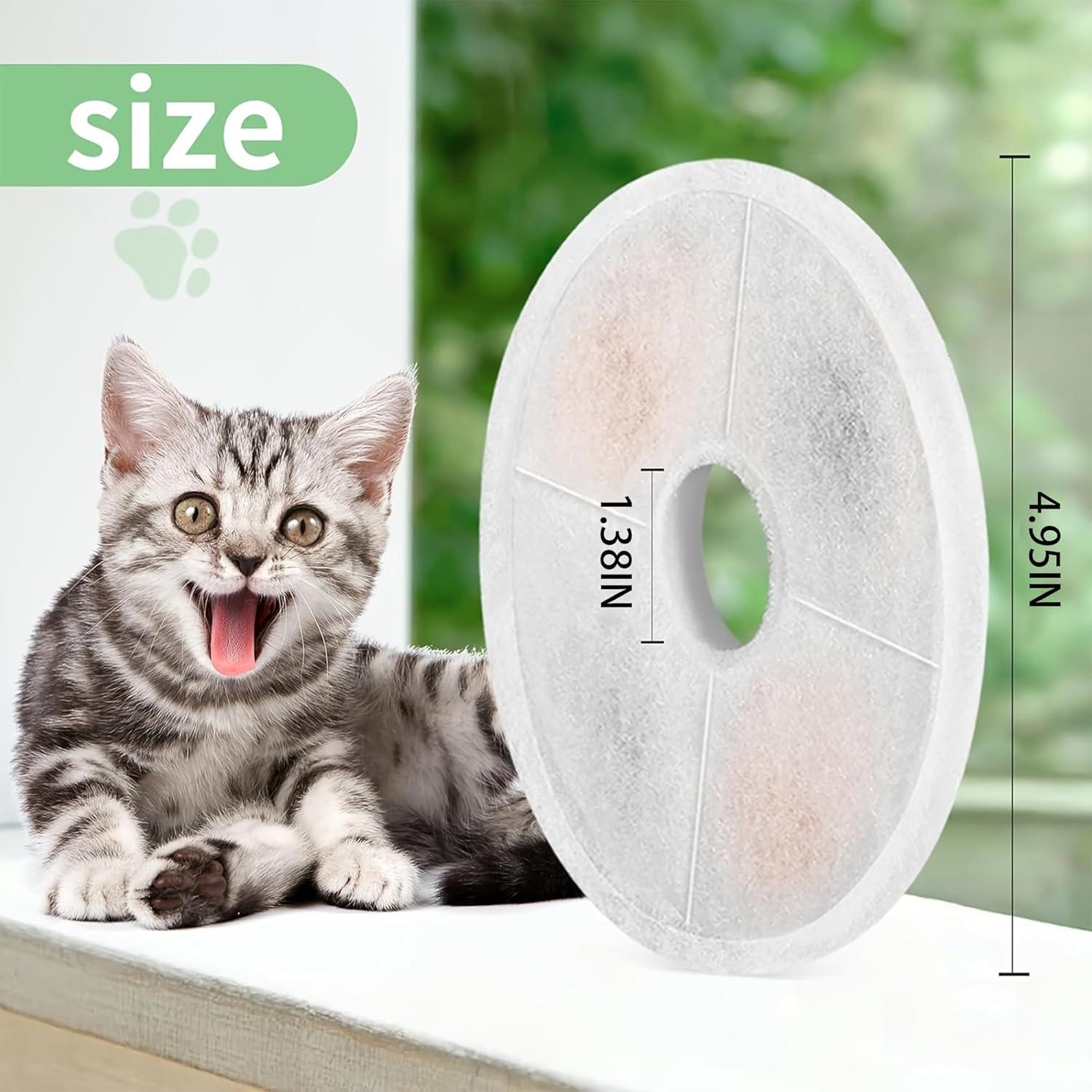 Filtros de Reemplazo para Fuente de Agua para Gatos Songpet - Paquete de 6