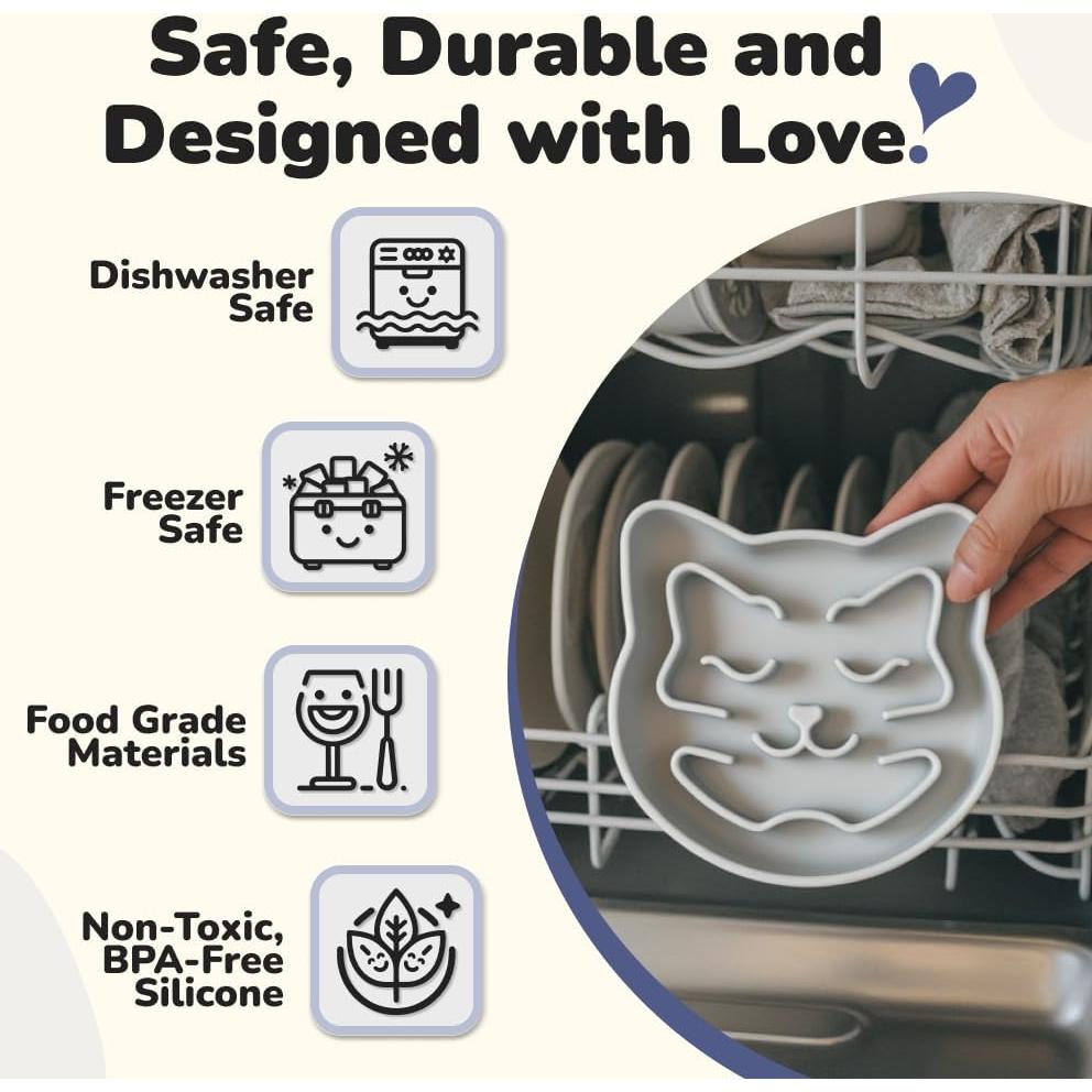 Cuenco para Gatos Snuggli de Alimentación Lenta 1 Taza