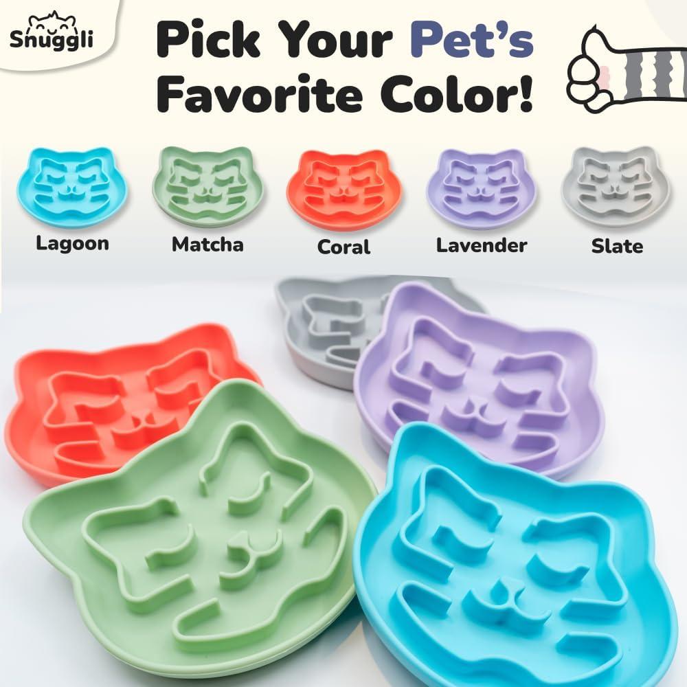 Cuenco para Gatos Snuggli de Alimentación Lenta 1 Taza