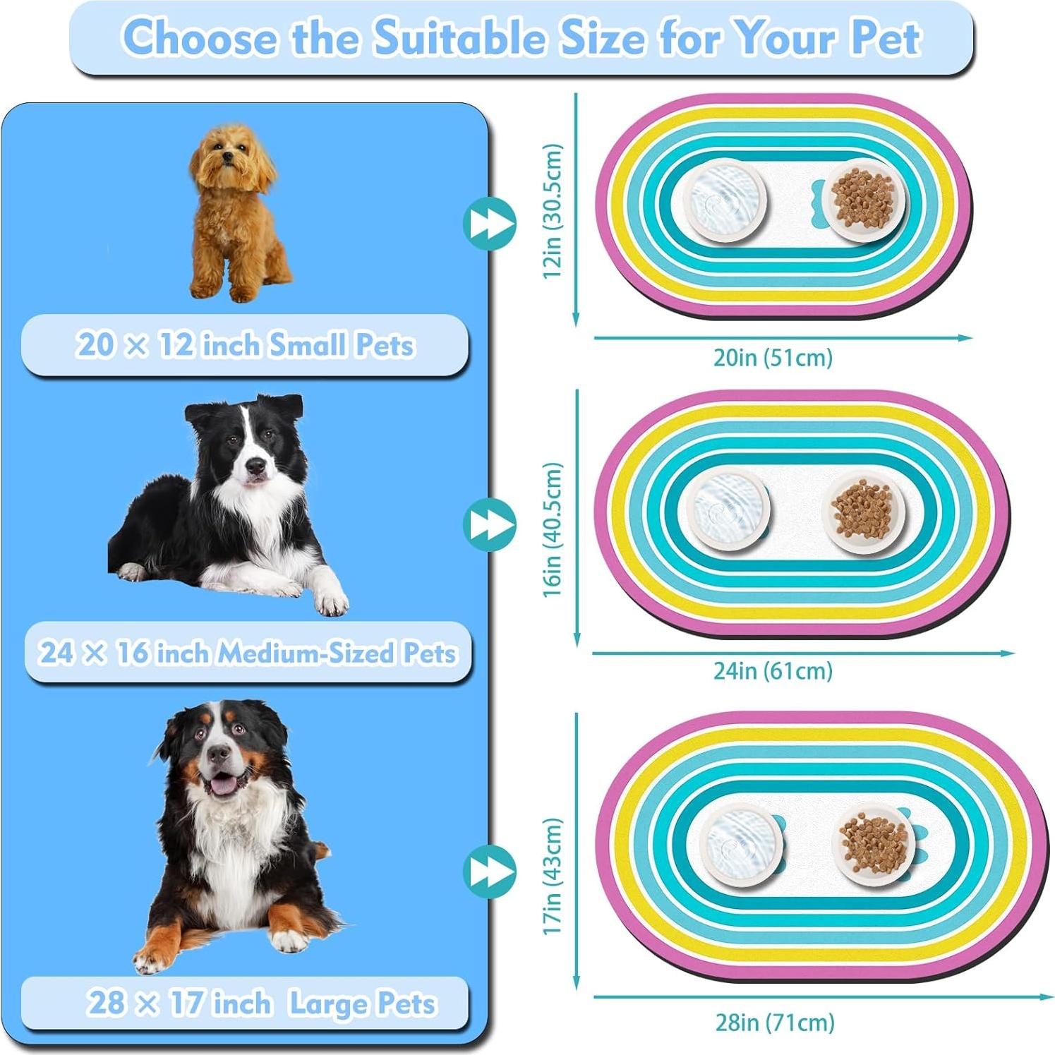 Alfombrilla Absorbente para Comida de Gato Meteorock 51x30.5CM