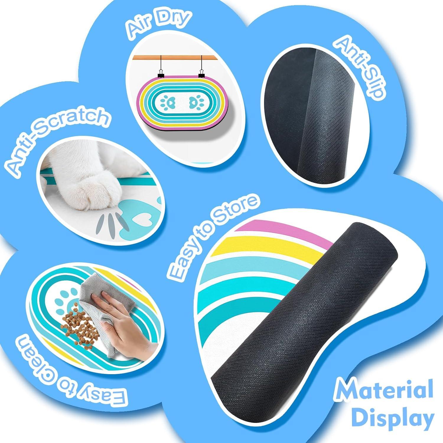 Alfombrilla Absorbente para Comida de Gato Meteorock 51x30.5CM